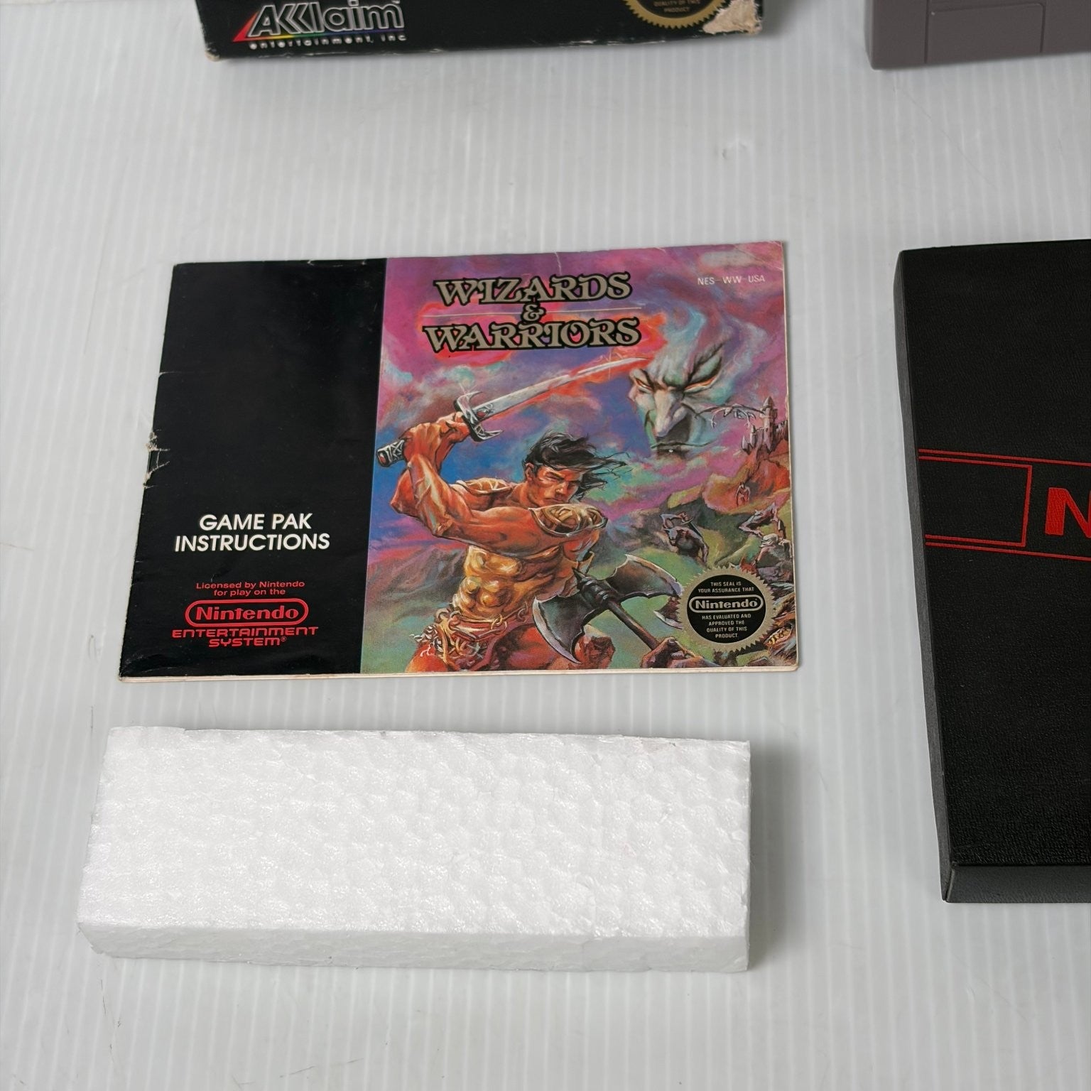 Wizards & Warriors NES Nintendo Entertainment System Video Game Complete CIB