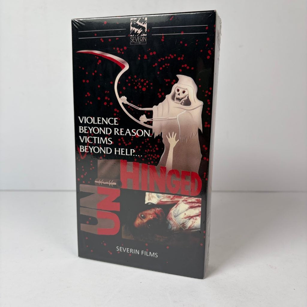 Unhinged VHS Severin Films 2026 VSD Exclusive Horror Cult Slasher Video Nasty
