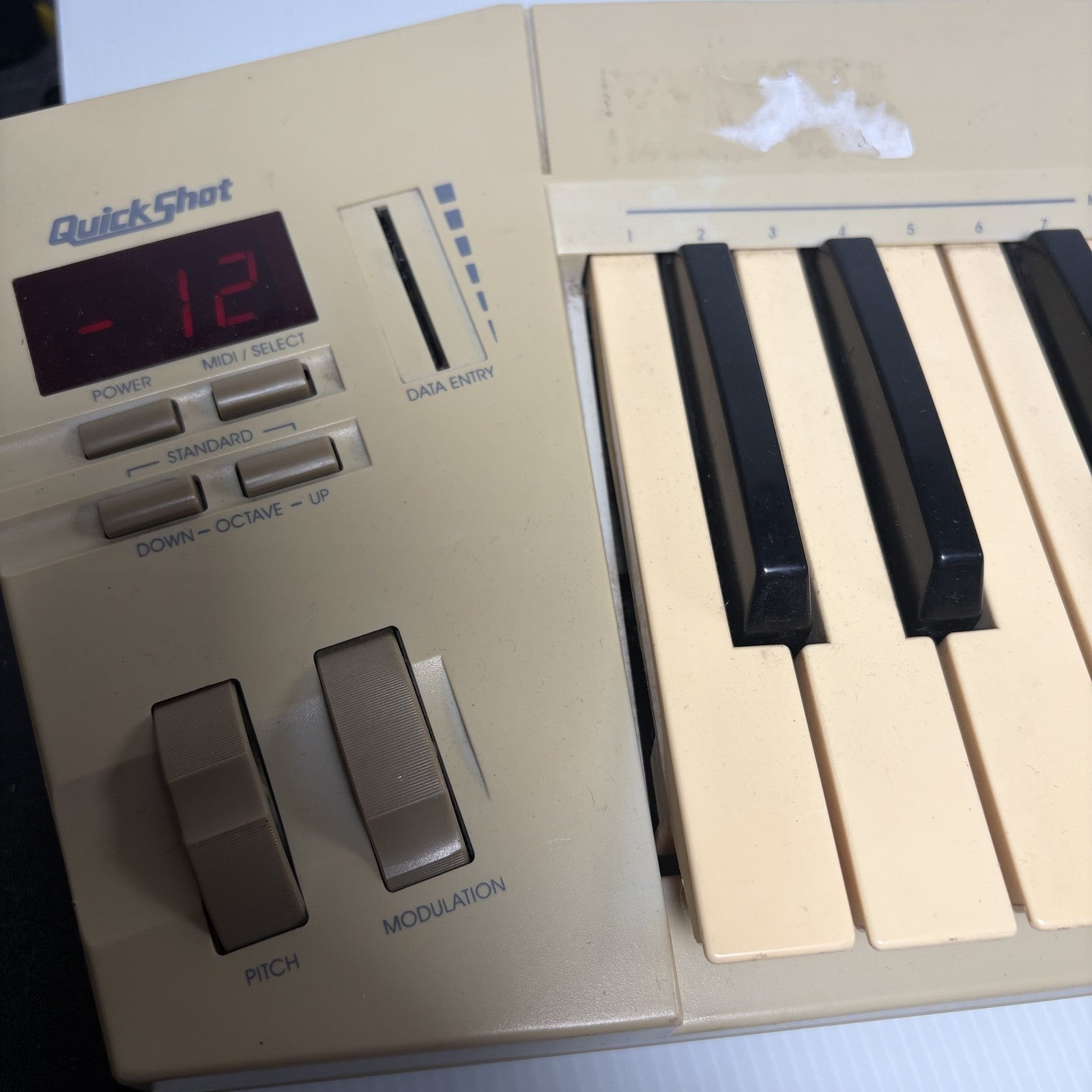 Quick Shot MIDI Composer Master Keyboard 49-Key Controller Vintage PC DOS Amiga