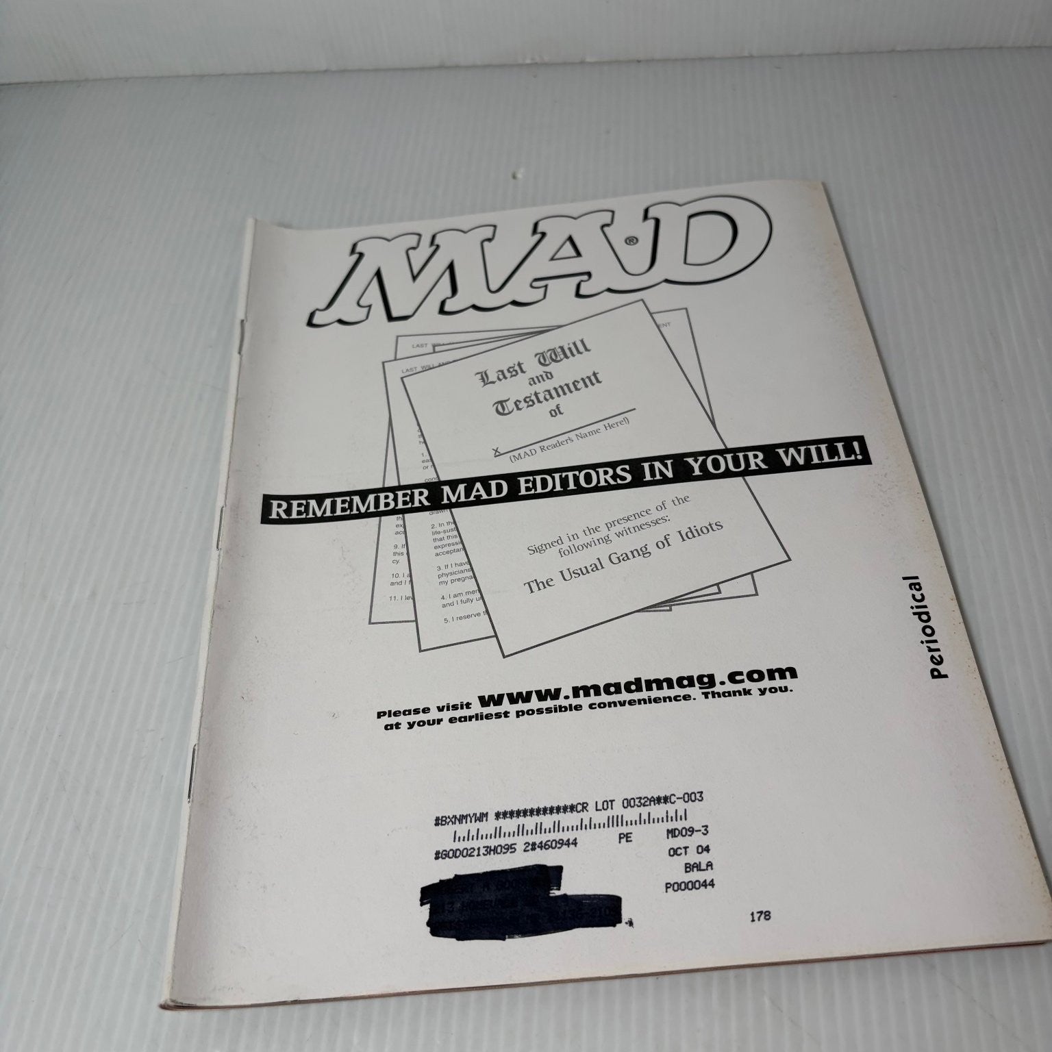 MAD Magazine September 2003 MTV Video Music Awards Eminem 50 Cent Issue #433