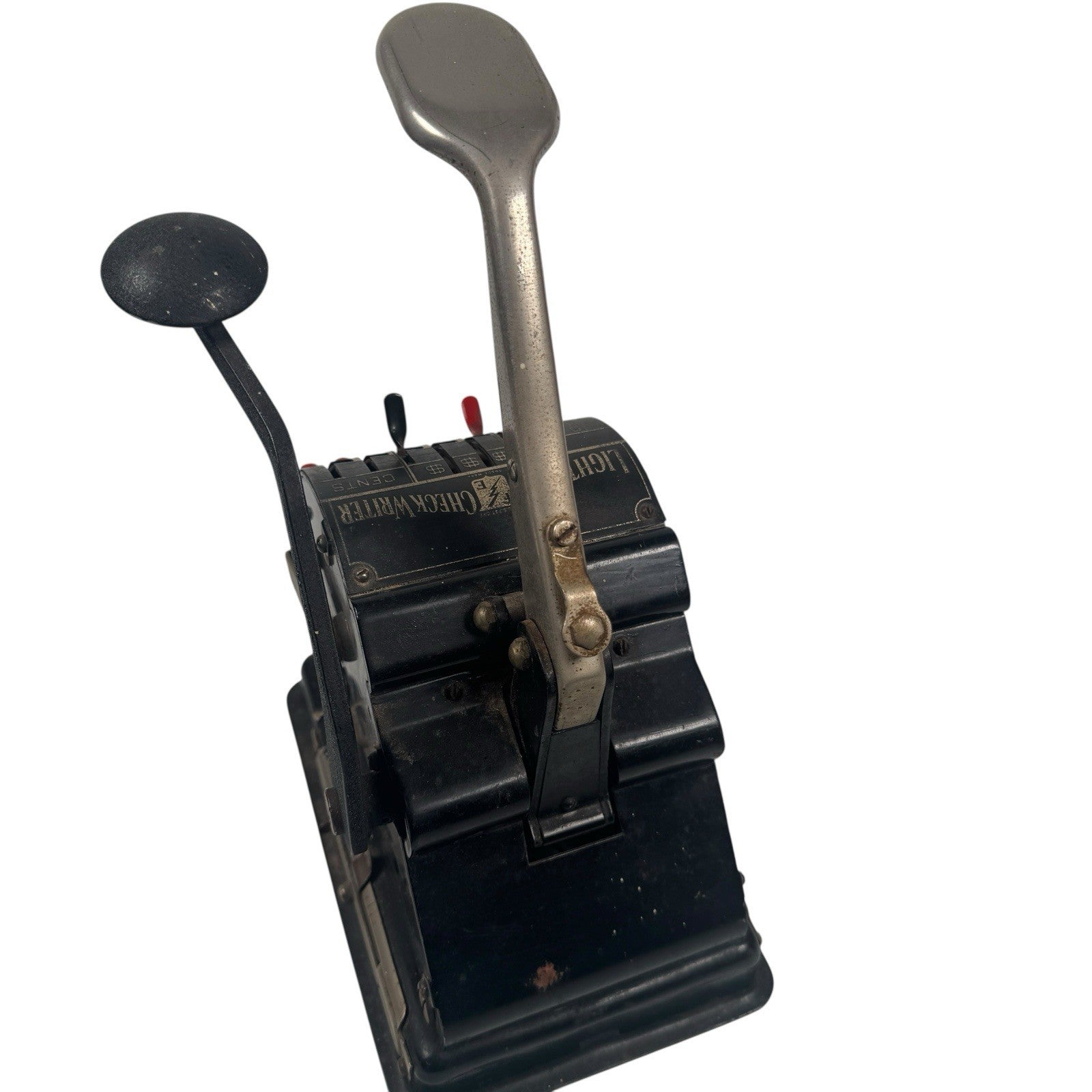 Antique Protective Check Writer Co. Lightning Check Writer Machine CO-7