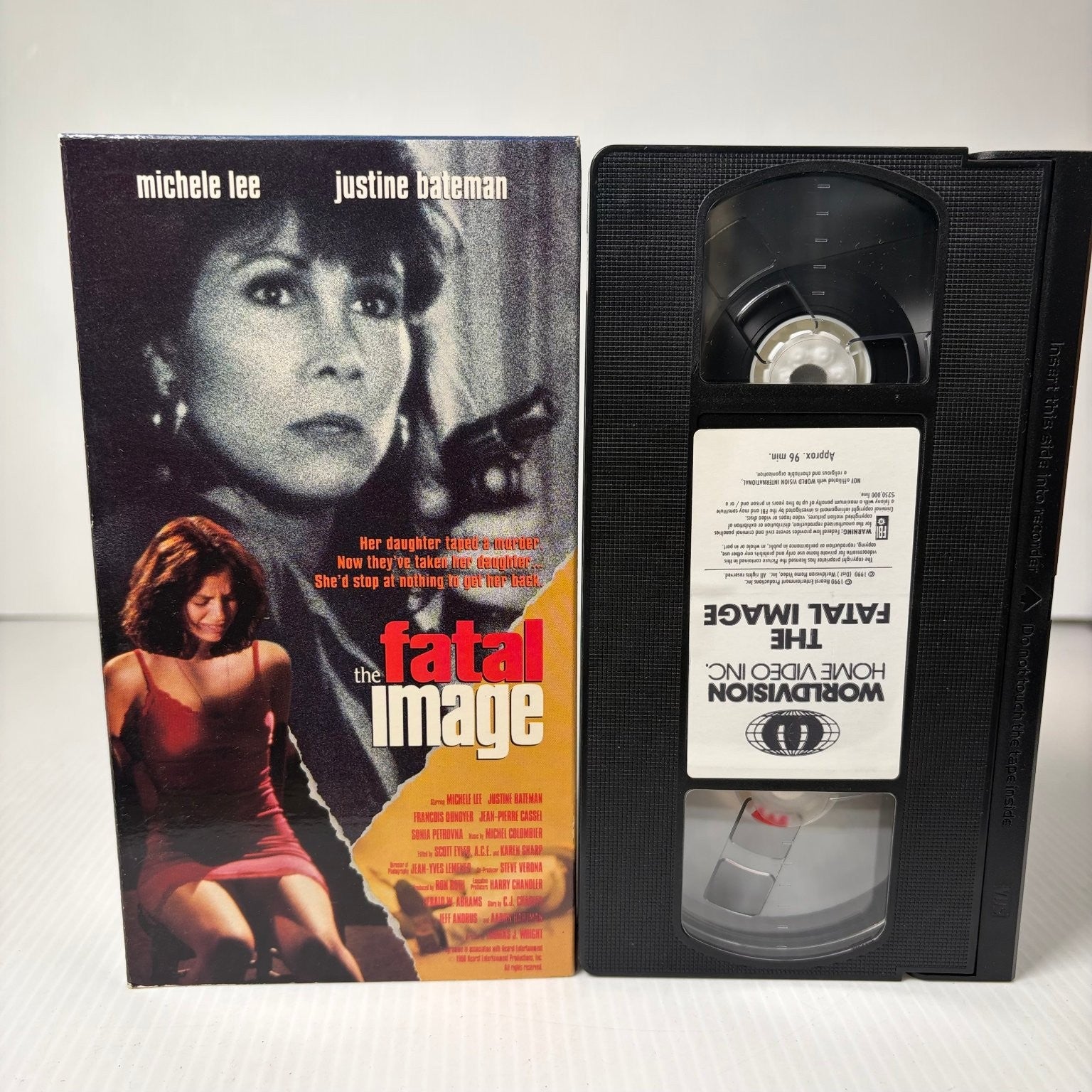 The Fatal Image VHS 1990 Suspense Thriller Worldvision Home Video
