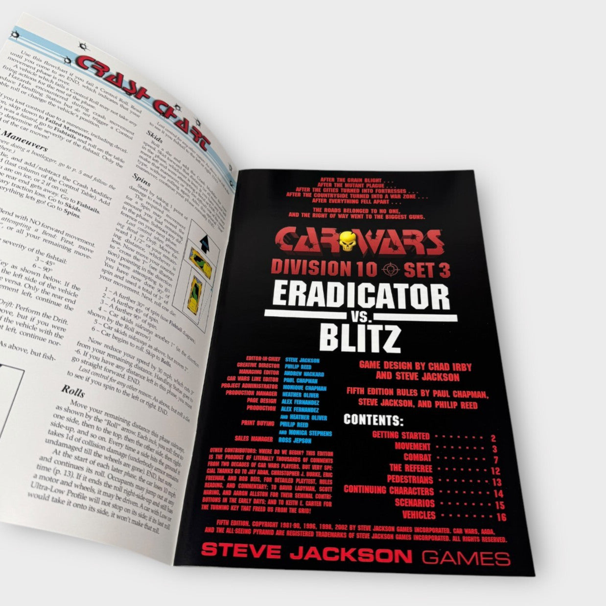 SJG Car Wars Division 10 Full Run Set 1, 2 & 3 All Uncut RPG Supplement Books