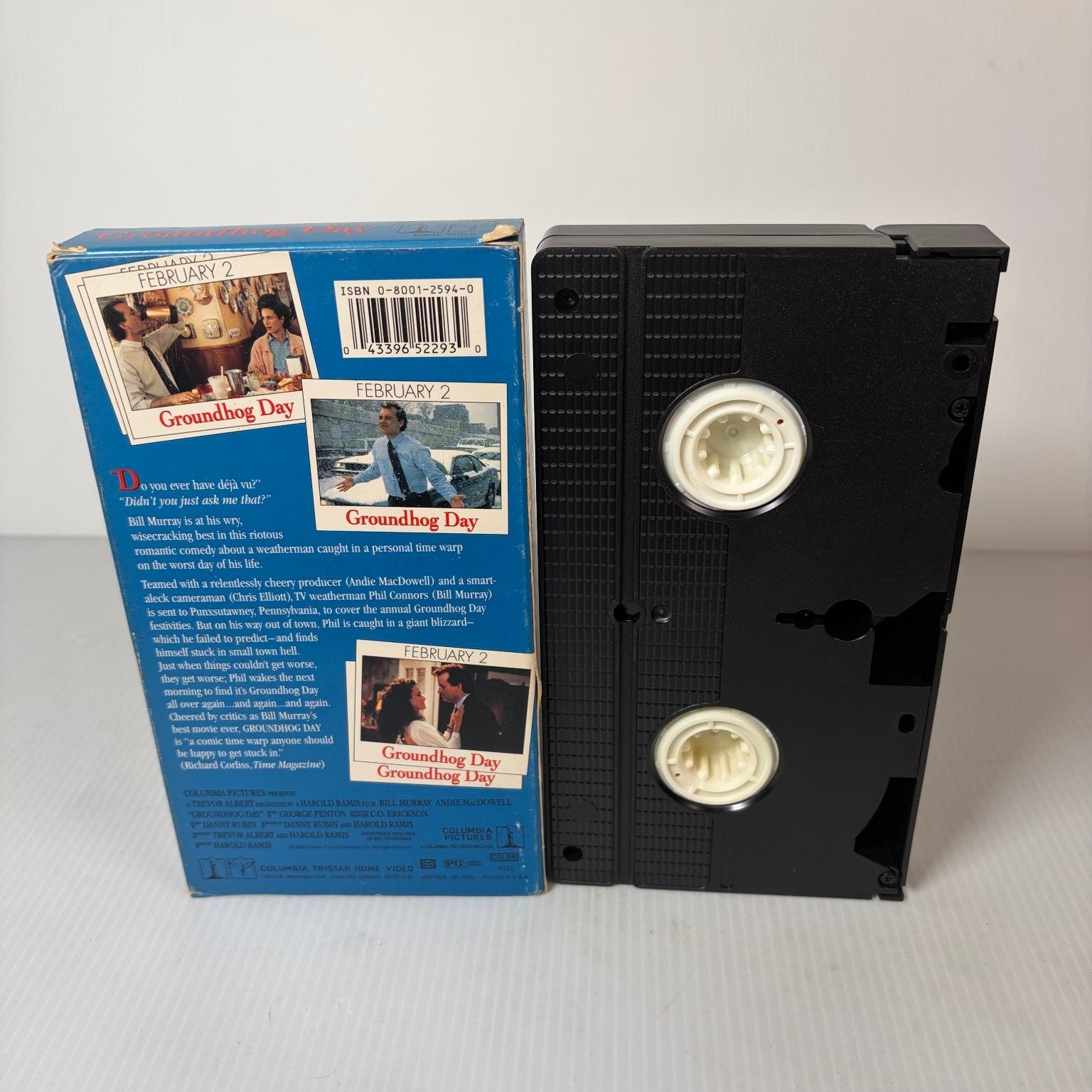 Groundhog Day VHS 1993 Romantic Comedy Bill Murray Columbia TriStar