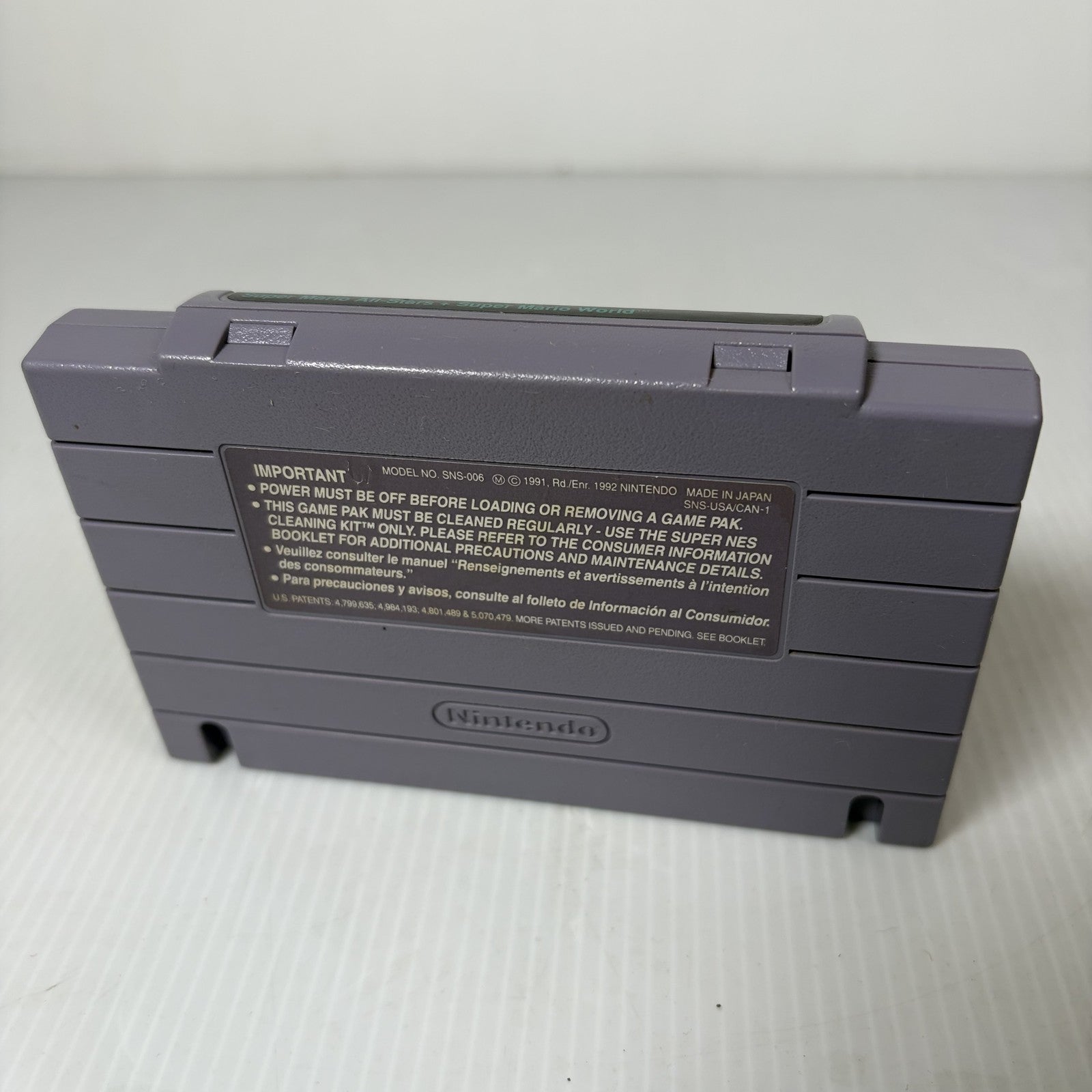 Super Mario All-Stars + Super Mario World SNES Nintendo Game Cartridge Only