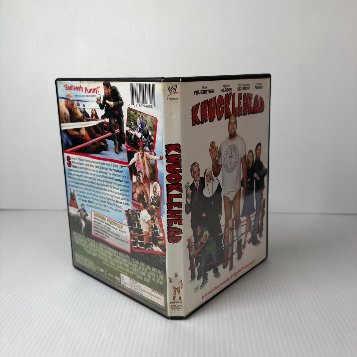 Knucklehead DVD 2010 Big Show Mark Feuerstein WWE Comedy Film Special Features