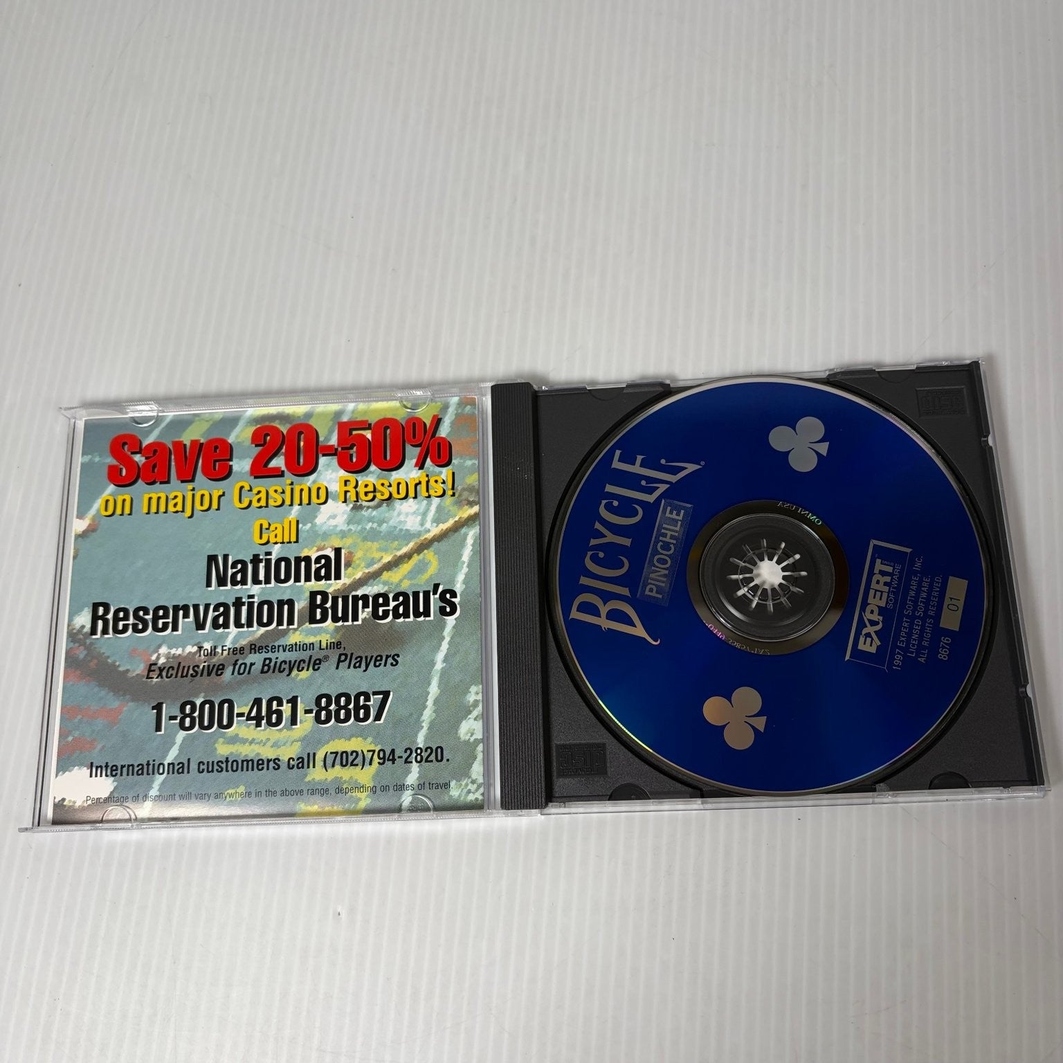 Bicycle Pinochle Big Box PC CD-ROM Video Game Card Game Strategy Windows 95