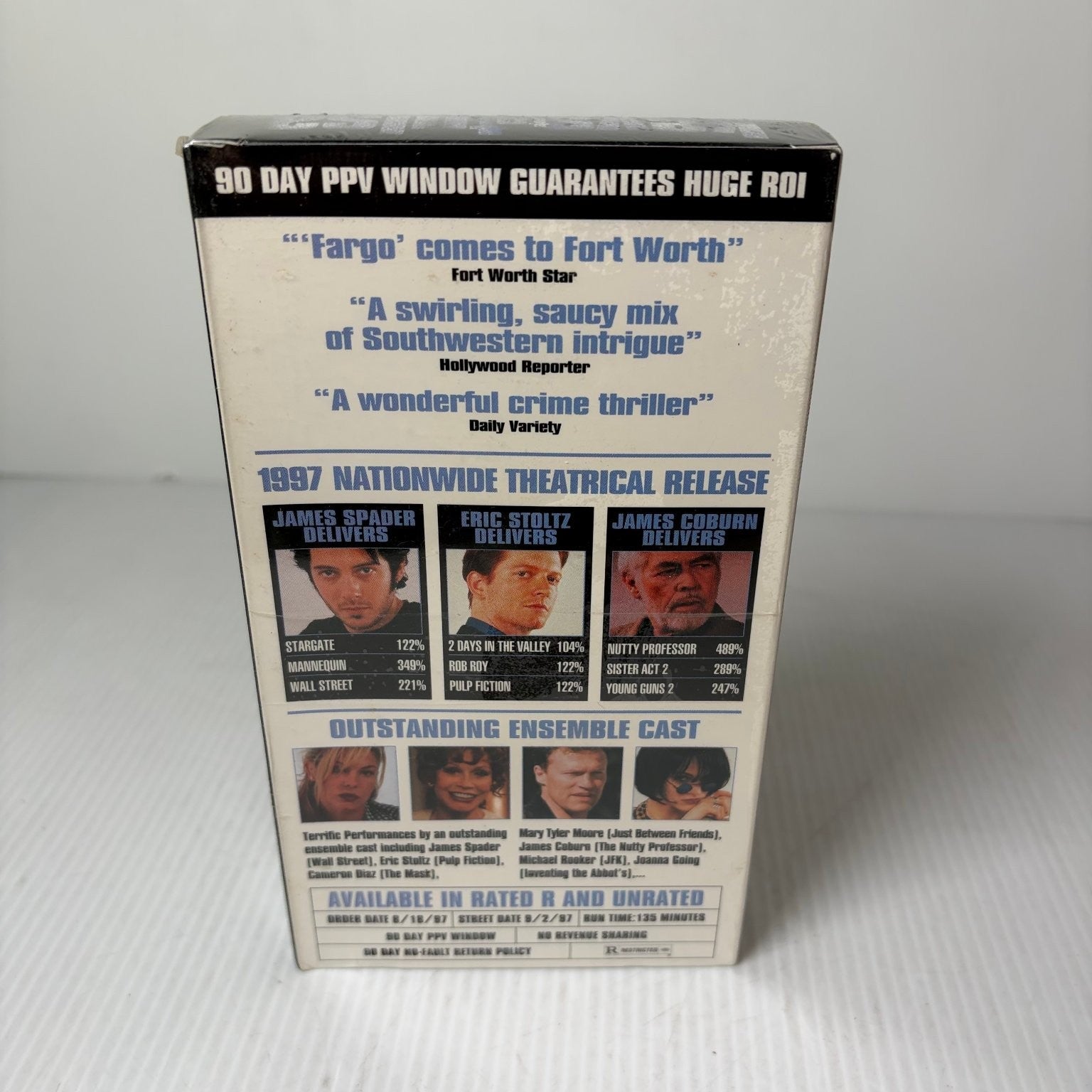 Keys to Tulsa VHS 1997 Crime Thriller Screening Copy PolyGram Video