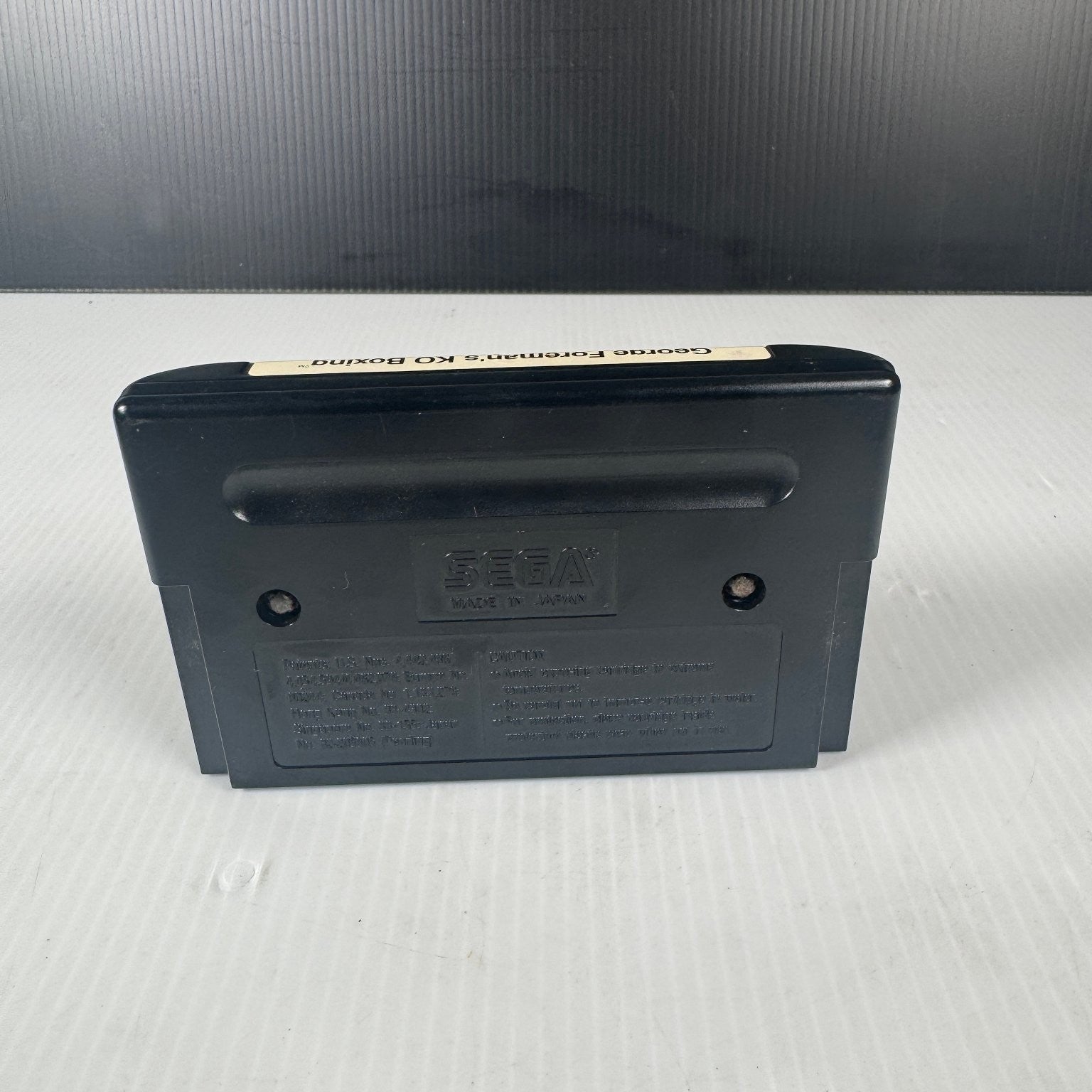 George Foreman's KO Boxing Sega Genesis Video Game Multiplayer