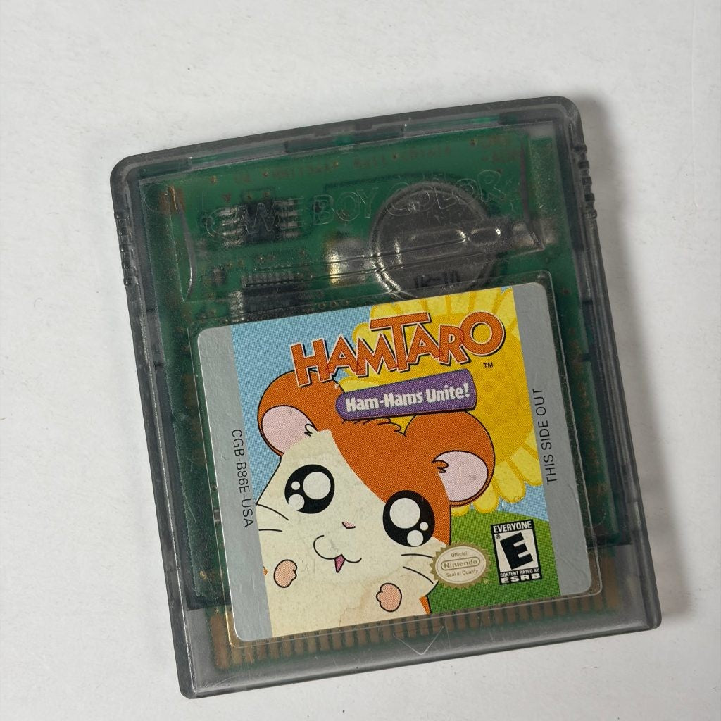 Hamtaro Ham-Hams Unite Nintendo Game Boy Color GBC Cartridge Authentic USA