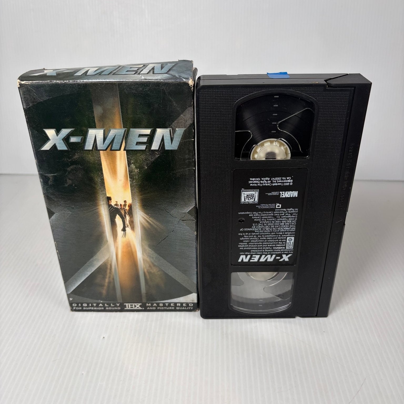 X-Men VHS 2000 Sci-Fi Action Bryan Singer 20th Century Fox THX Mastered