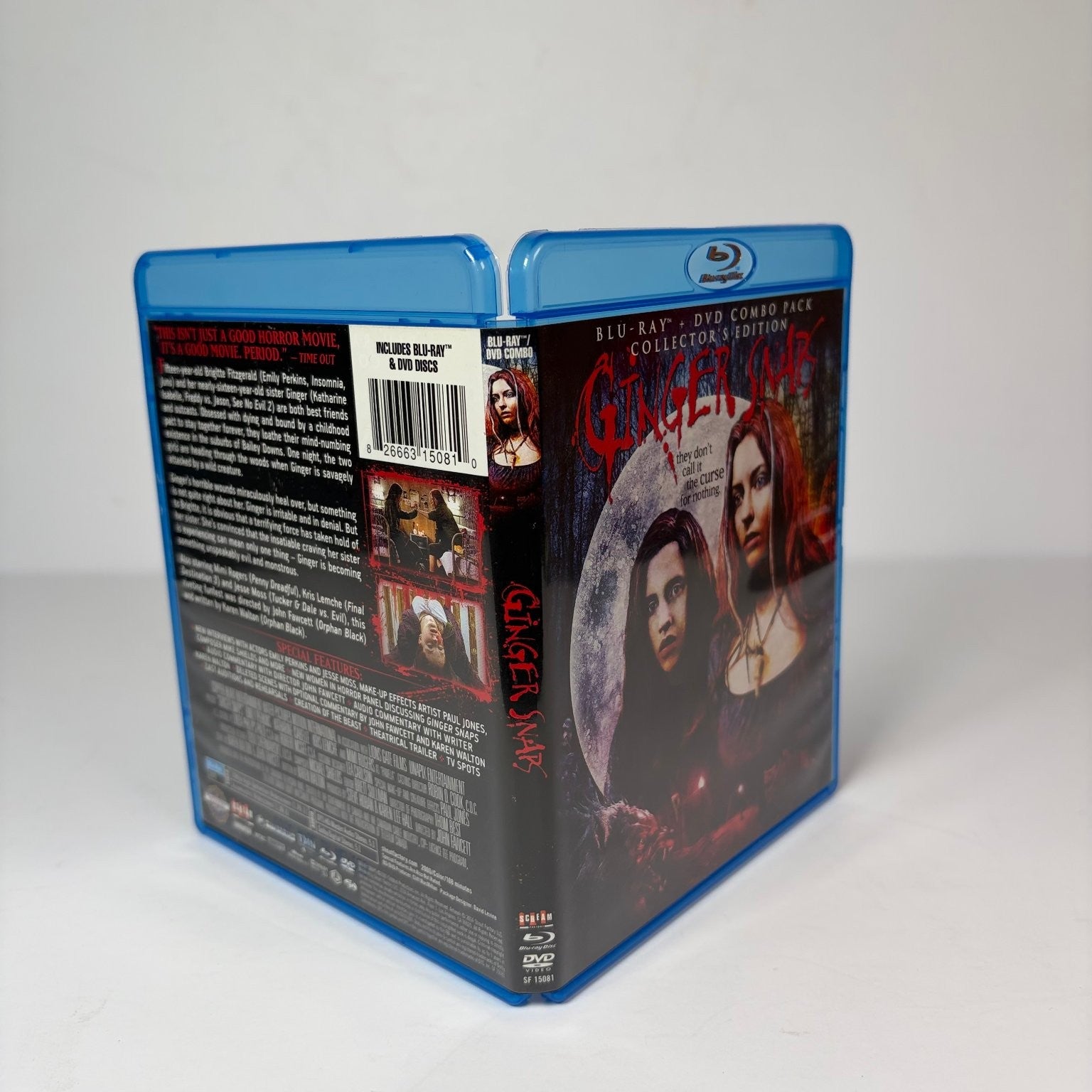 Ginger Snaps Blu-ray DVD 2014 Collector's Edition Emily Perkins Katharine