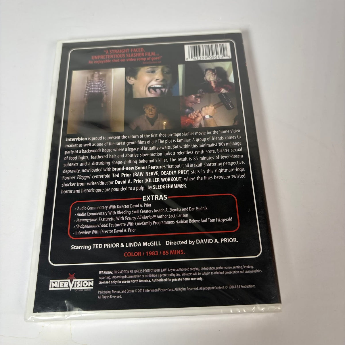 Sledgehammer DVD 1983 Ted Prior David A. Prior Slasher Horror Intervision