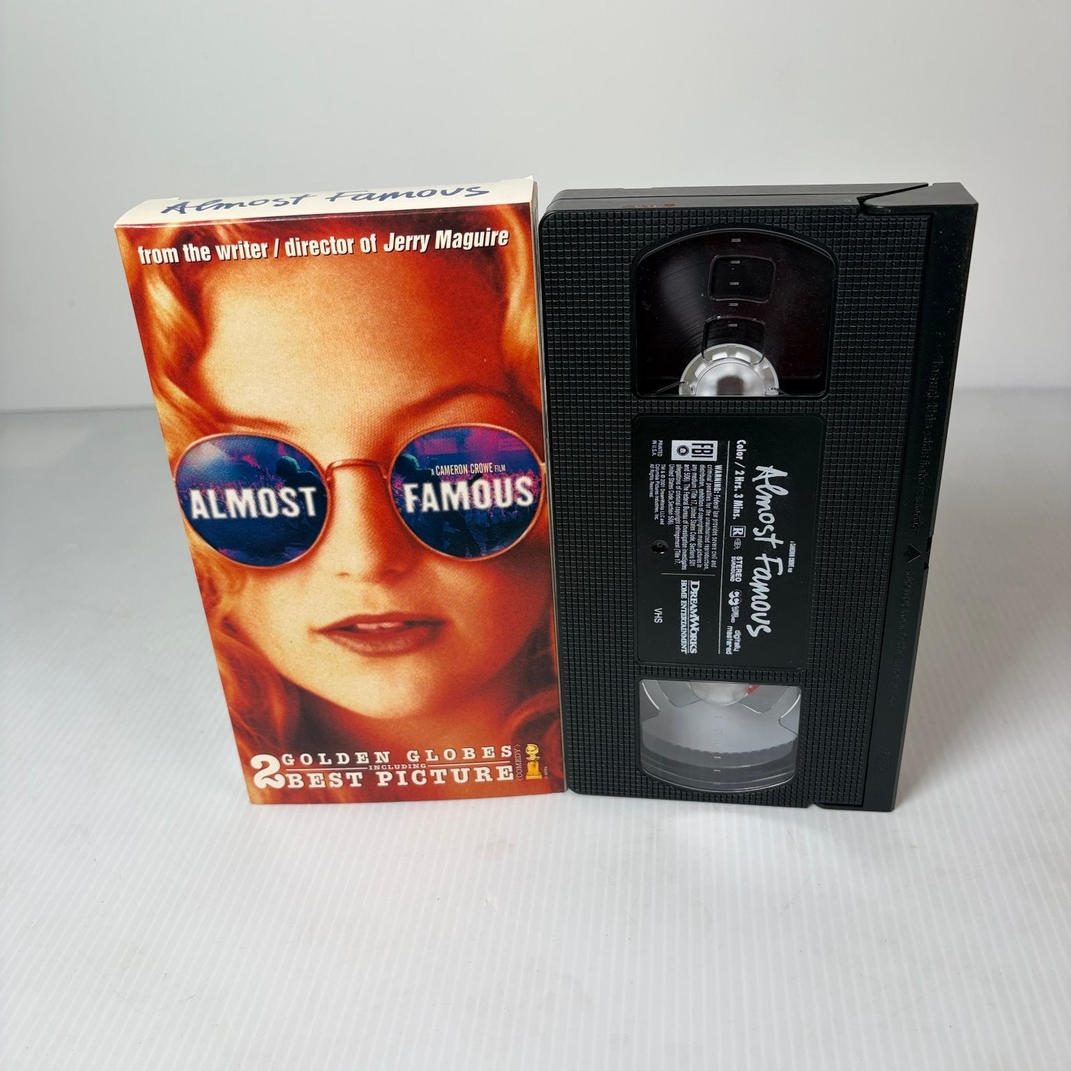 Almost Famous VHS 2000 Comedy Drama DreamWorks Pictures Golden Globe