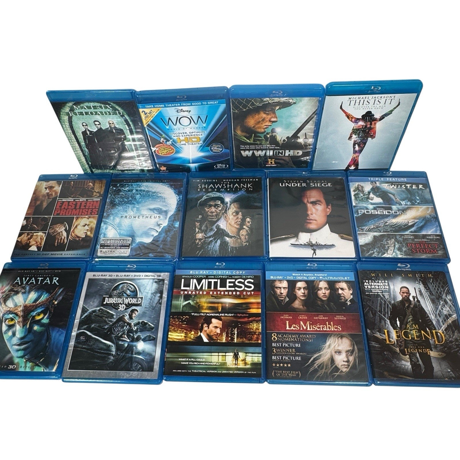 Lot of 14 Action Movie & Documentary Blu Rays Avatar, Prometheus & More