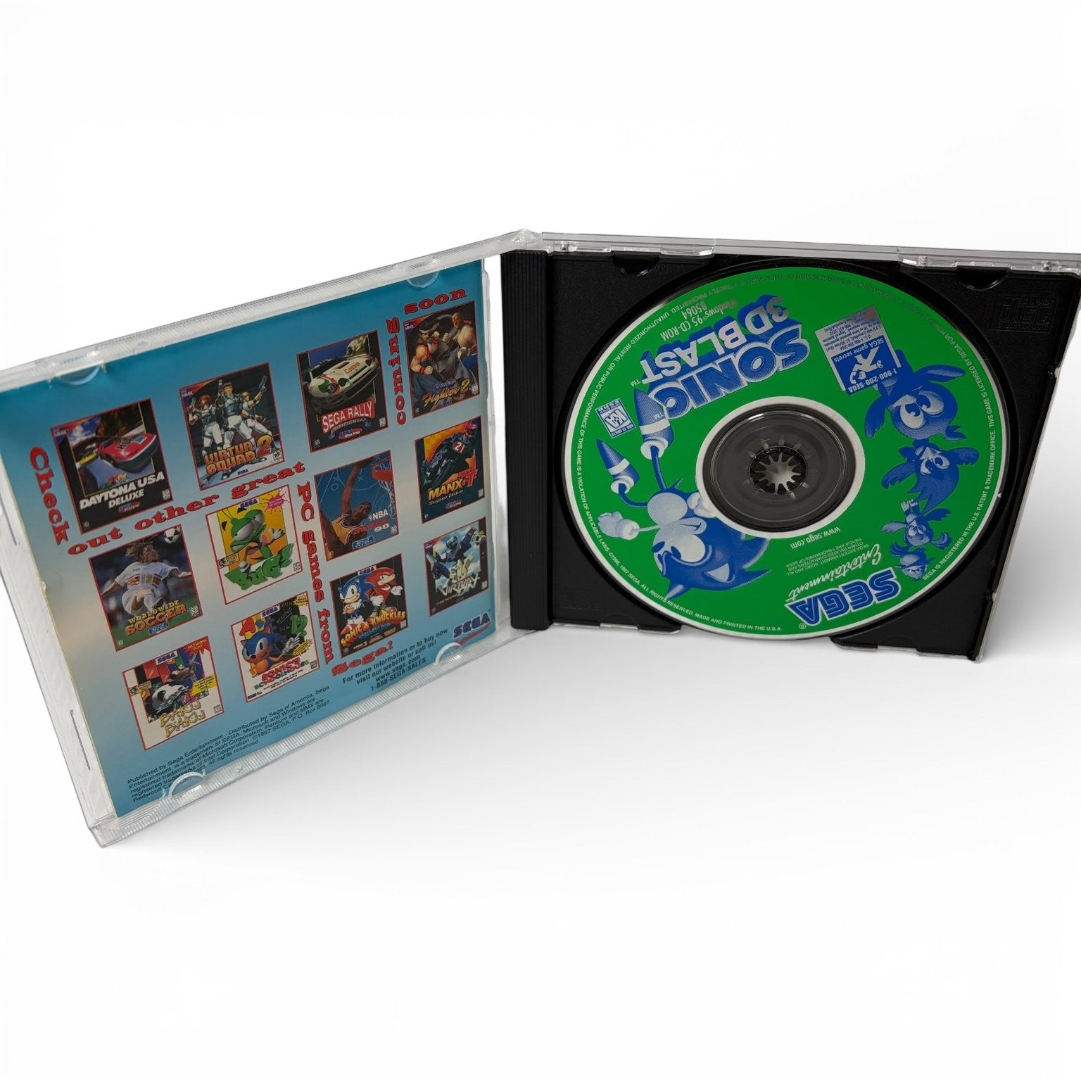 Sonic 3D Blast PC Video Game Sega PC Flicky Island Adventure