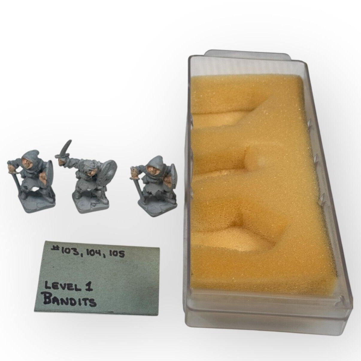 Dungeons & Dragons Heritage Models Lot 3 Bandits 1237a (1) 1237b (2) Dwellers