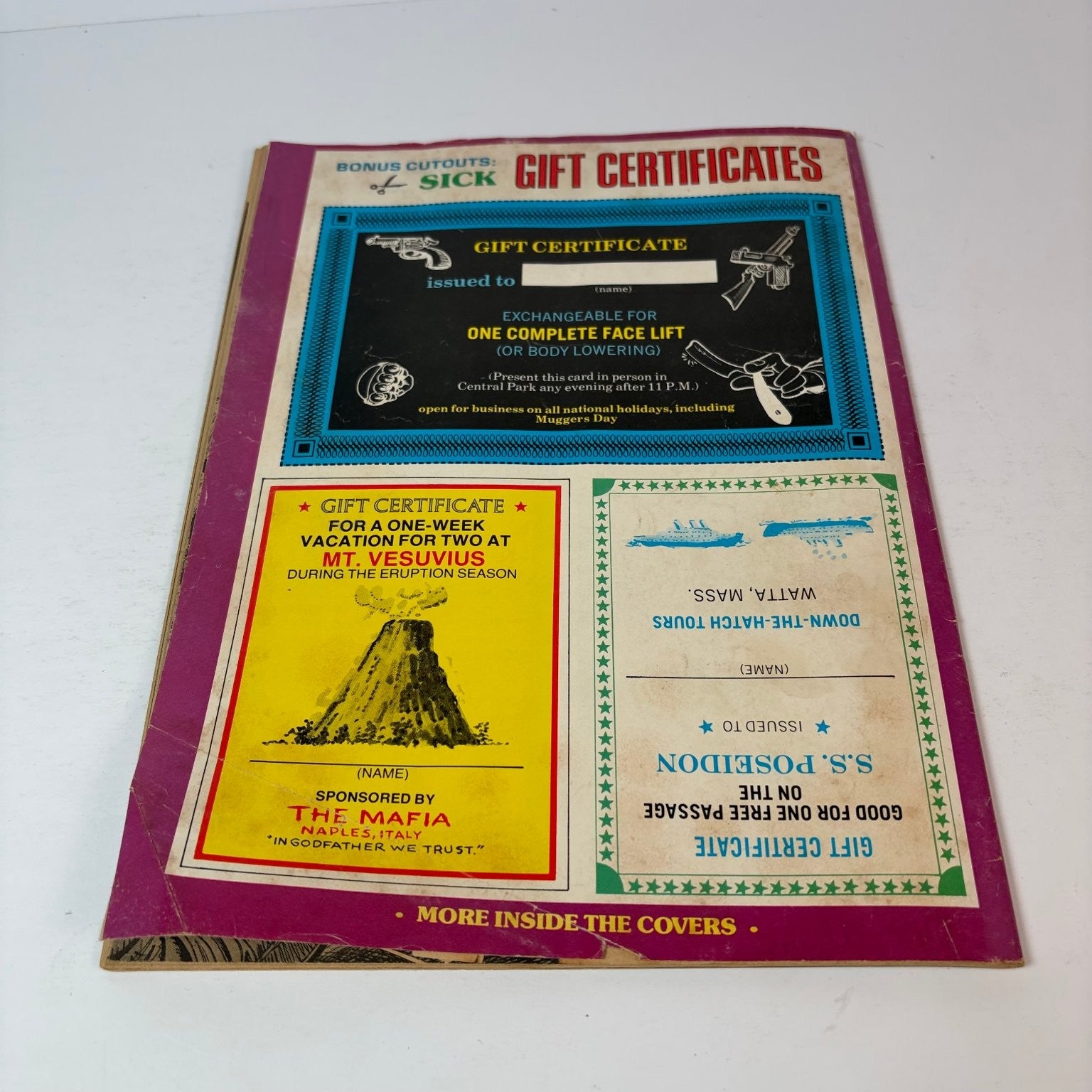 Sick Magazine February 1975 Young Frankenstein Howard Cosell Satire Humor
