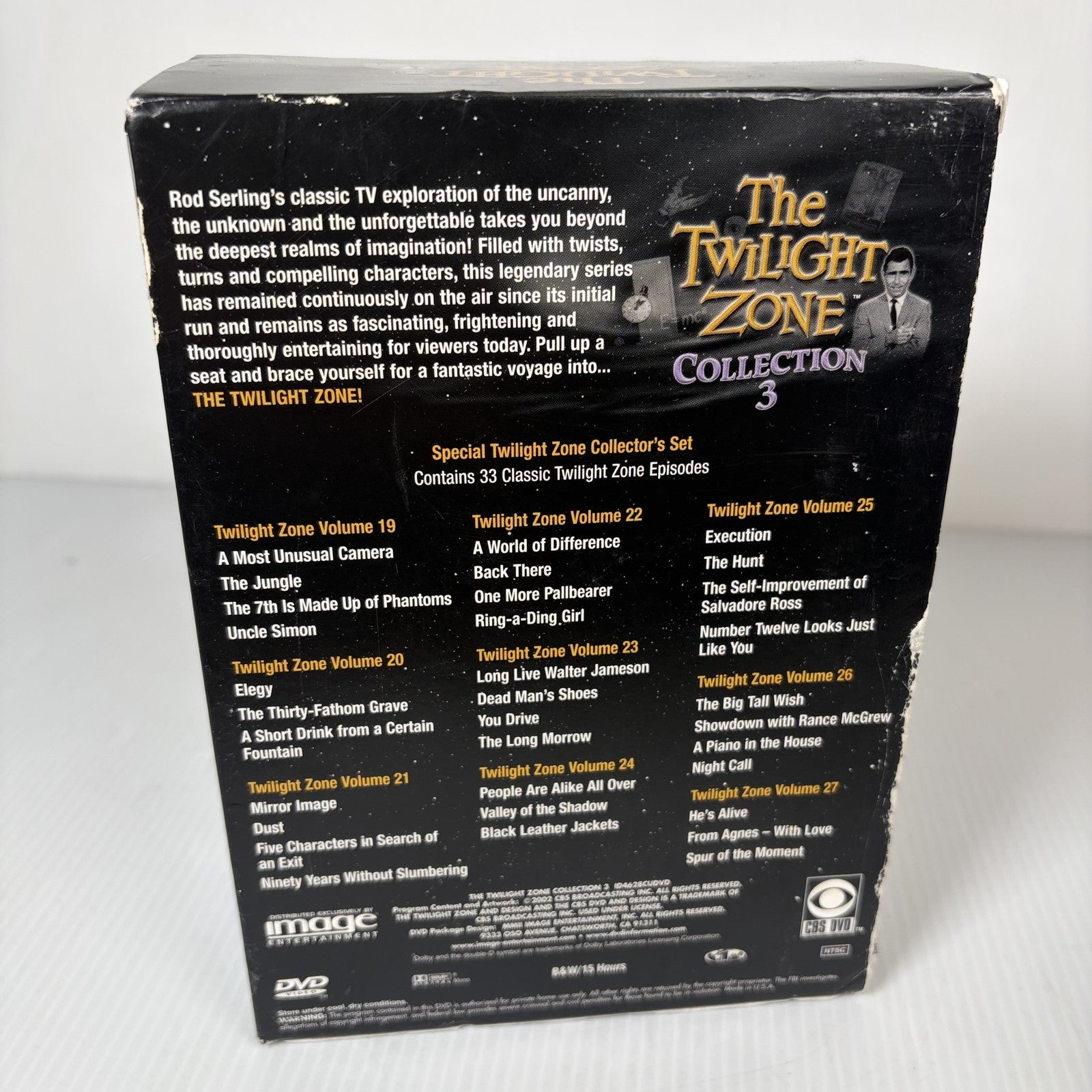 The Twilight Zone Collection 3 DVD Box Set Volumes 19-27 Image Entertainment Rod