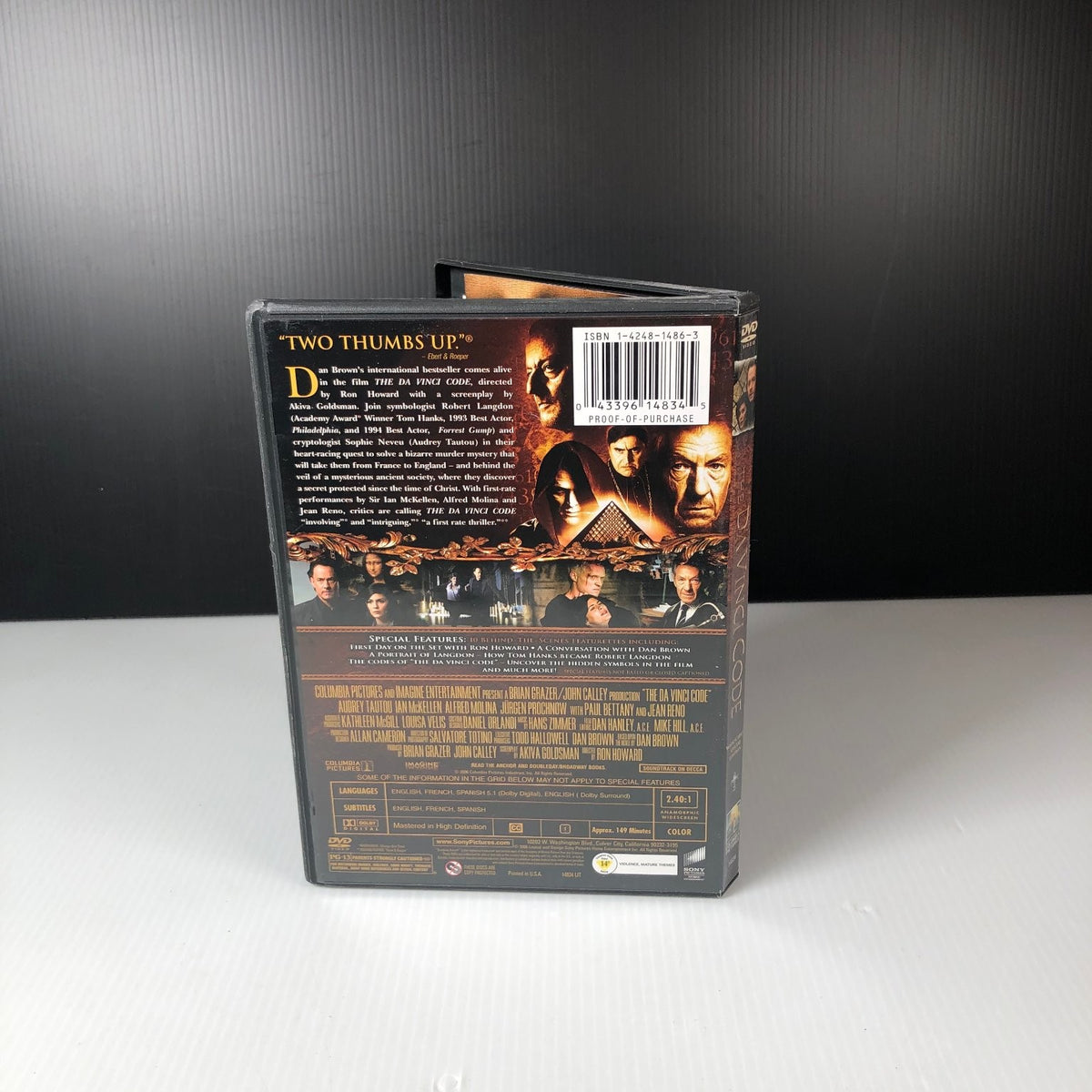 The Da Vinci Code DVD 2006 2-Disc Widescreen Special Edition Tom Hanks