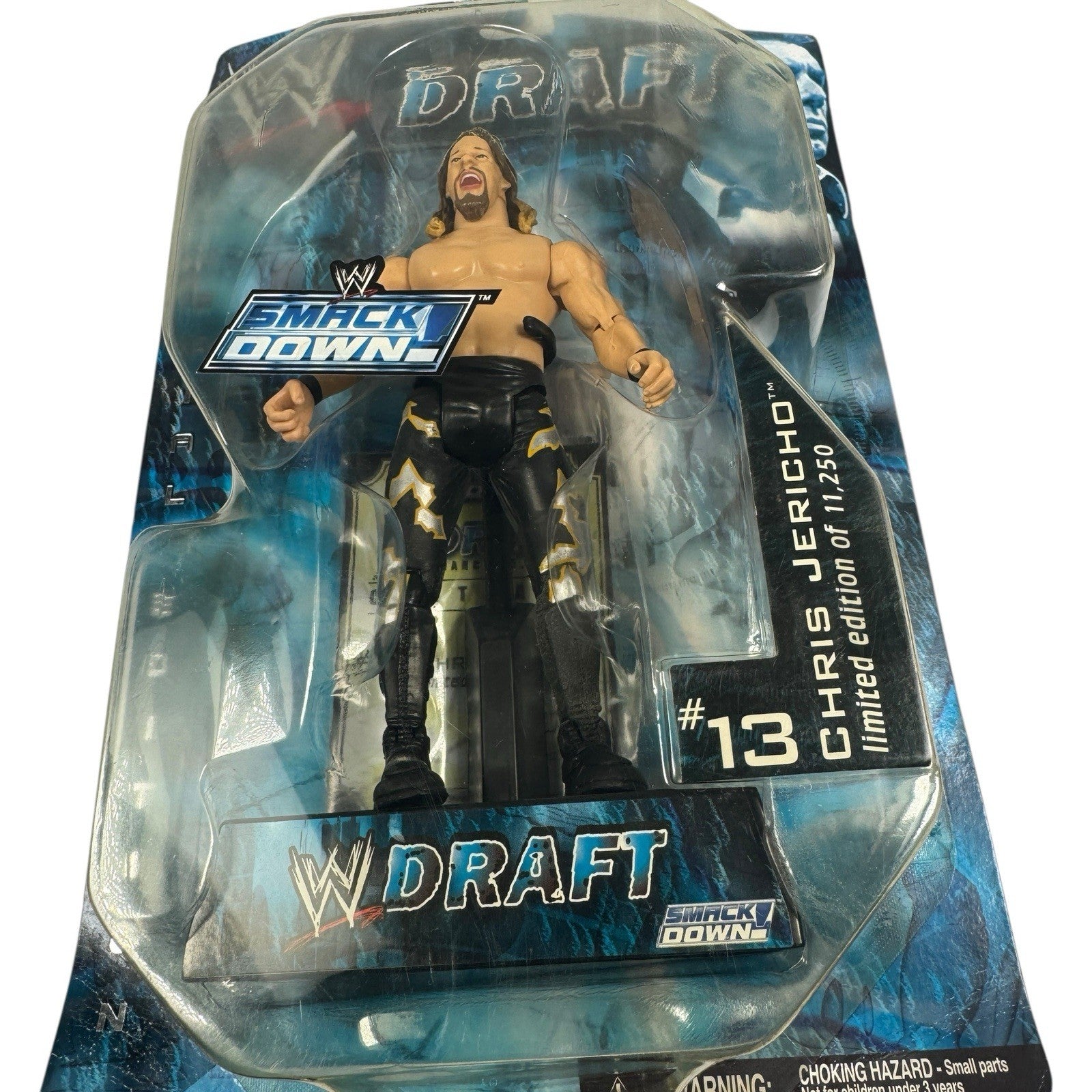 Chris Jericho WWE Jakks Draft Smackdown #13 Action Figure New 2002 AEW