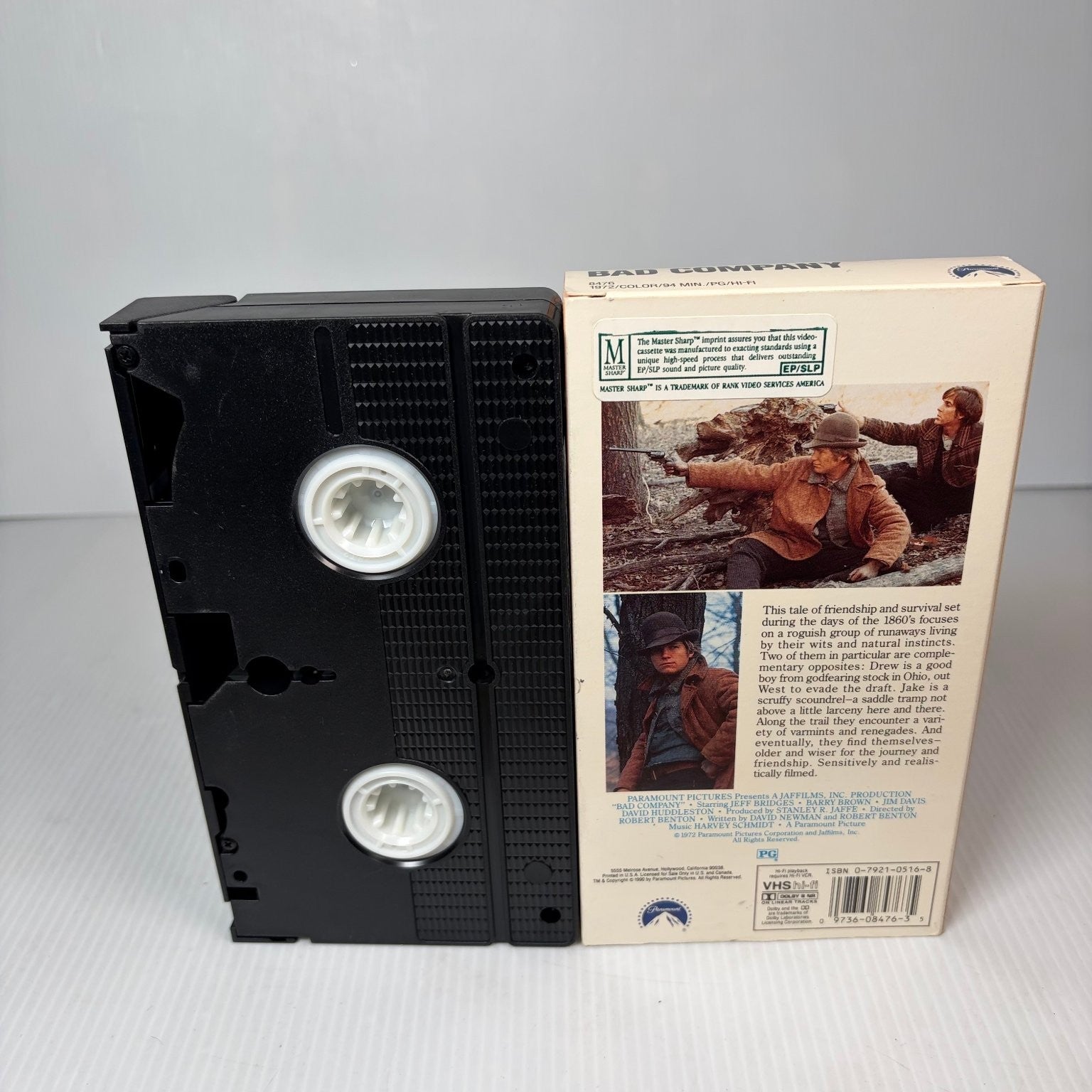 Bad Company VHS 1972 Western Drama Jeff Bridges Paramount Pictures PG