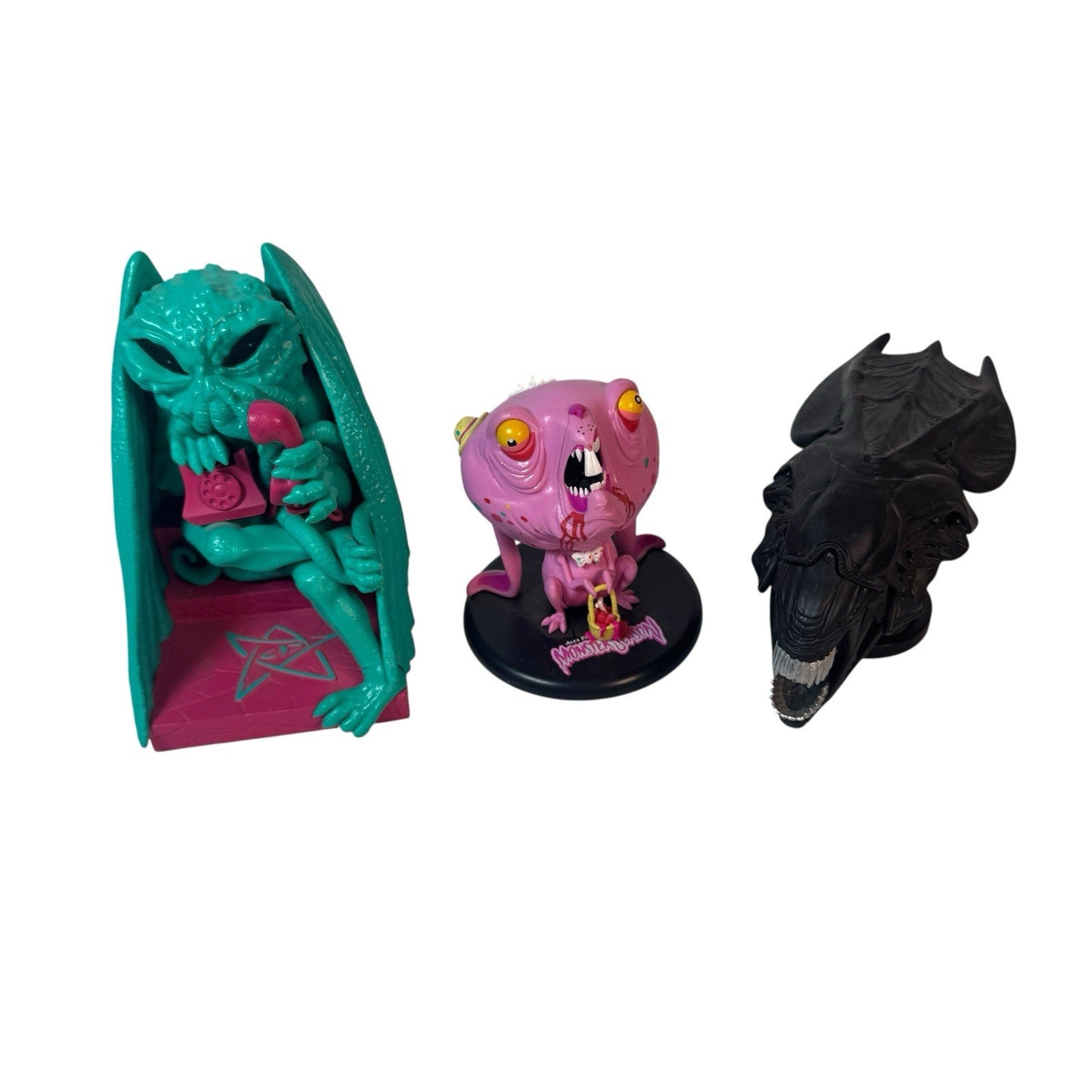 Lot Of 3 Lootfright & Loot crate Horror Busts Alien Queen Cthulhu Austin James