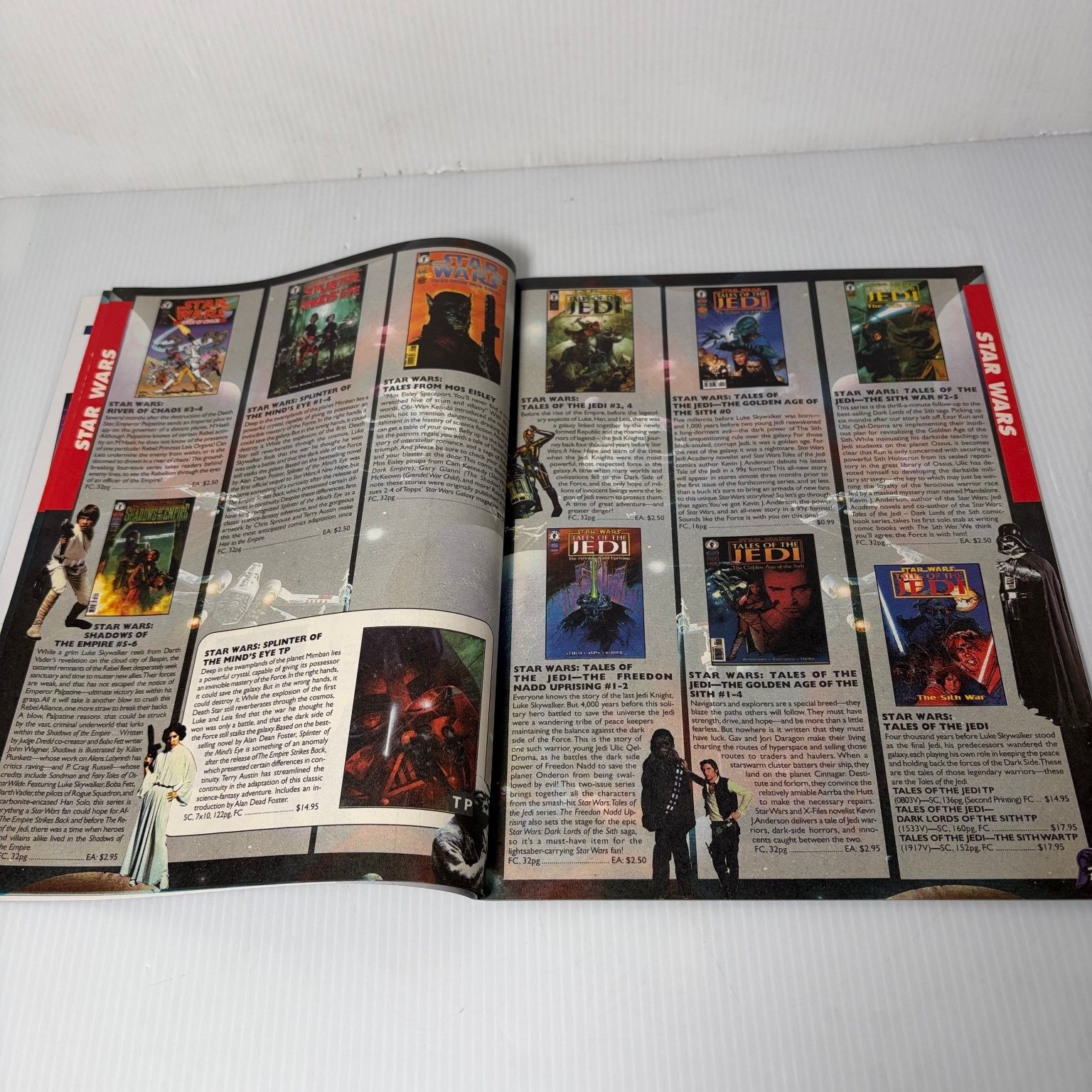 Star Wares Magazine Vol. 8 Catalog January 1997 Star Wars Trilogy Dark Horse