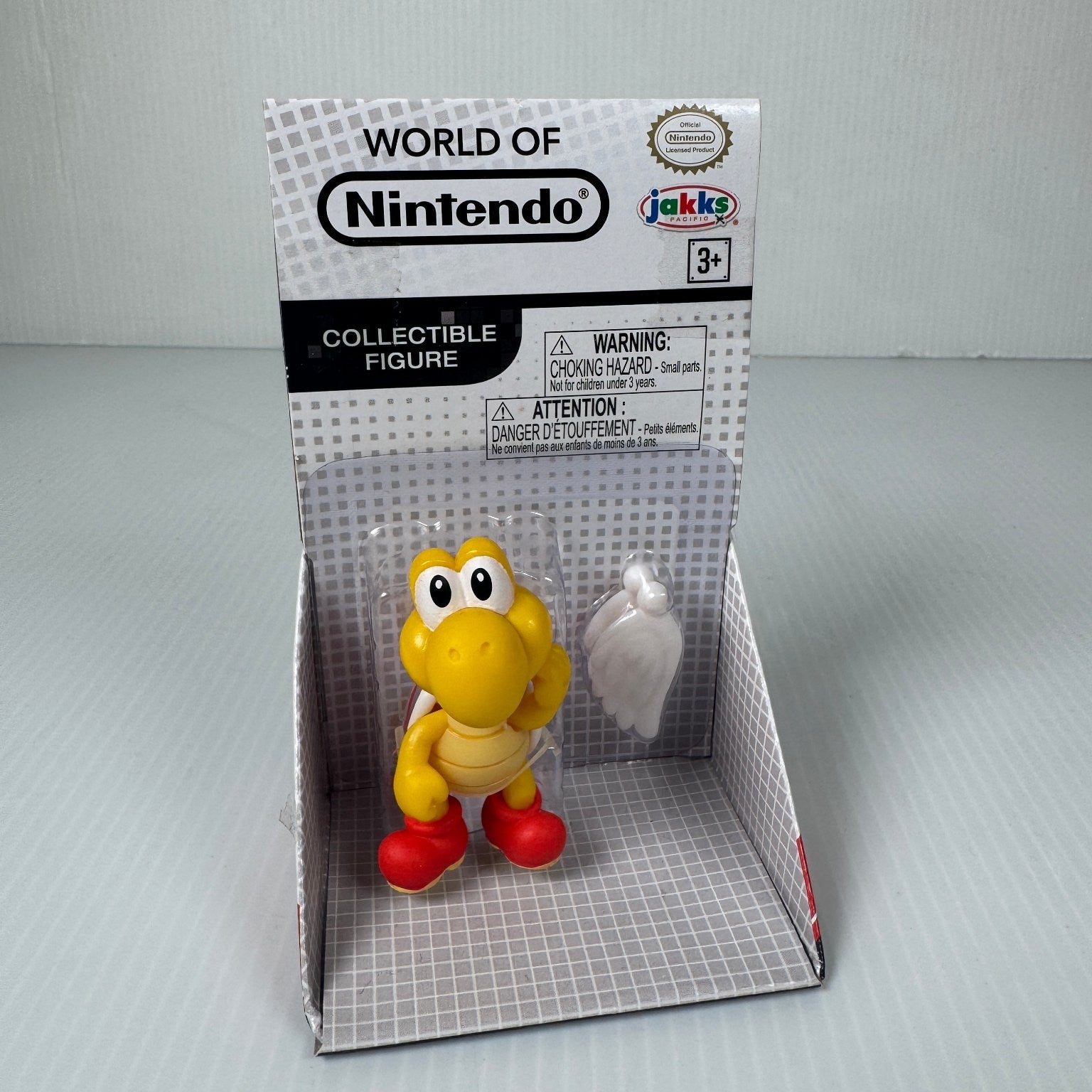 World of Nintendo Yellow Koopa Paratroopa 2.5" Action Figure with Wings