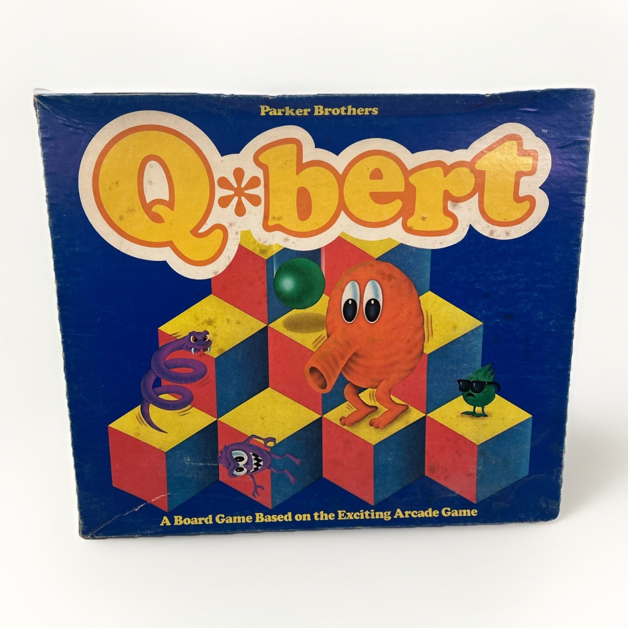 Q*BERT (Q Bert) Board Game Vintage 1983 Parker Brothers Complete