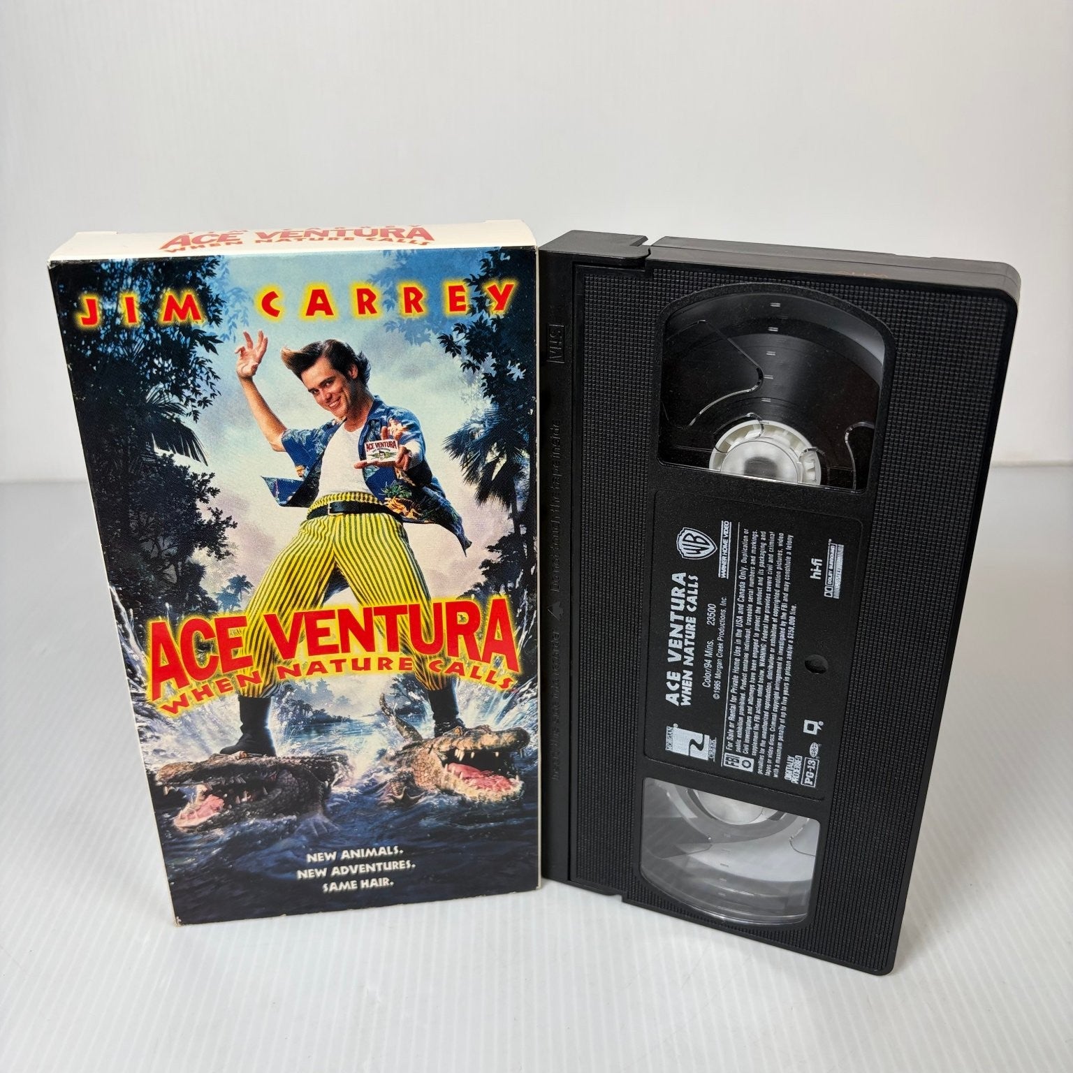 Ace Ventura When Nature Calls VHS 1995 Comedy Jim Carrey Warner Bros.