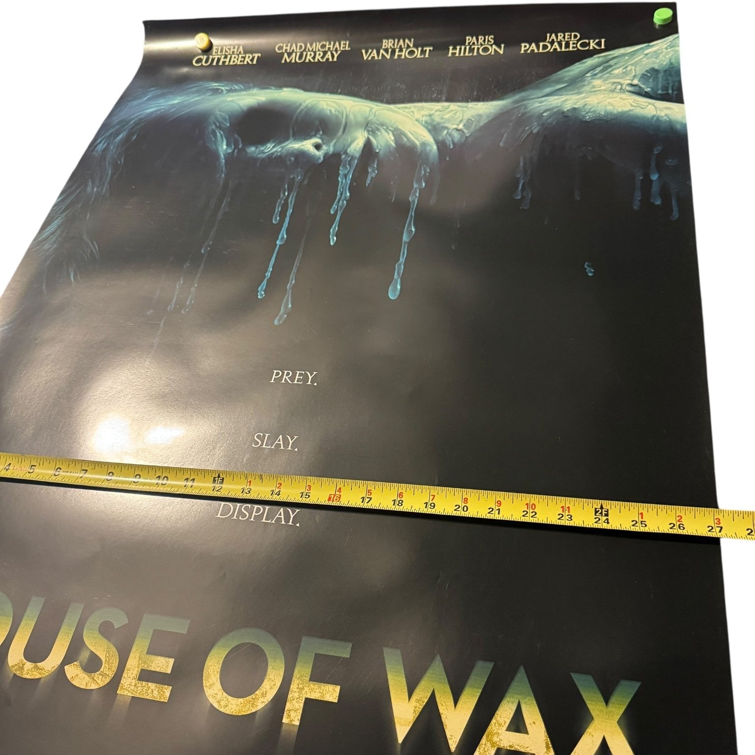 House of Wax 2005 Double Sided One-Sheet Movie Poster Warner Bros. Horror