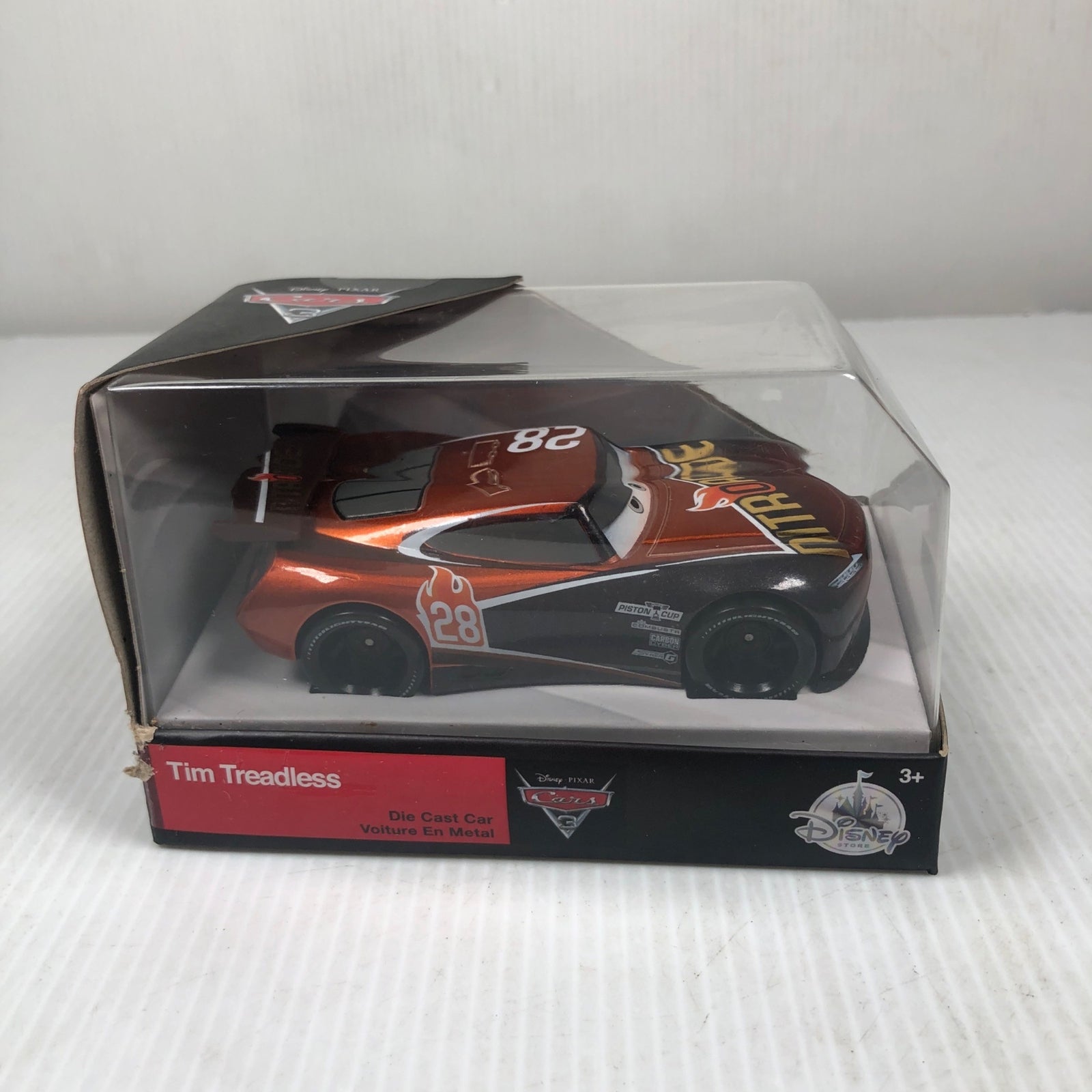 Pixar Cars 3 Tim Treadless Die-Cast Car Toy Model 1:43 Disney Store Exclusive