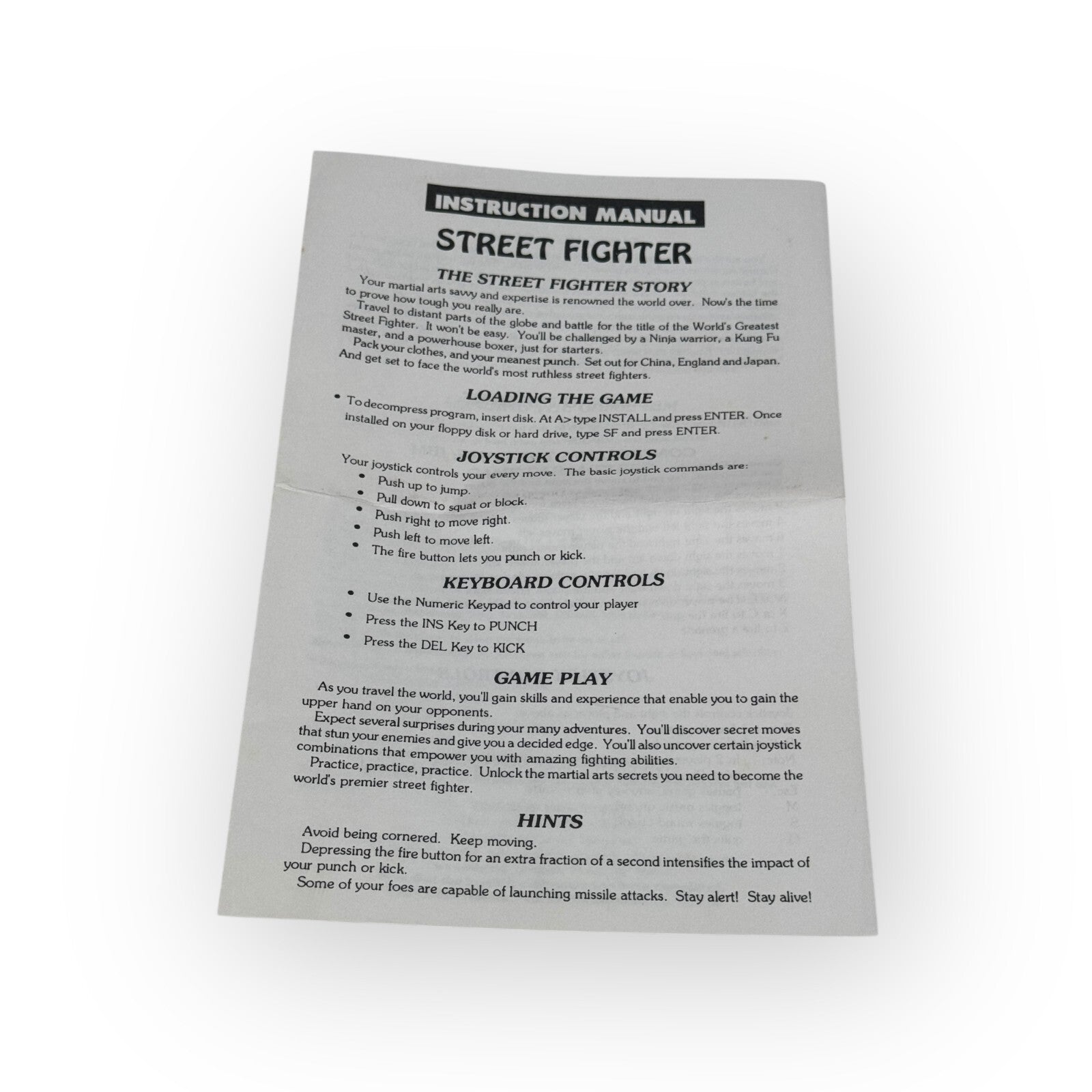 Capcom Arcade Hits Collection w/ Street Fighter Side Arms & Cabal 3.5" Floppy