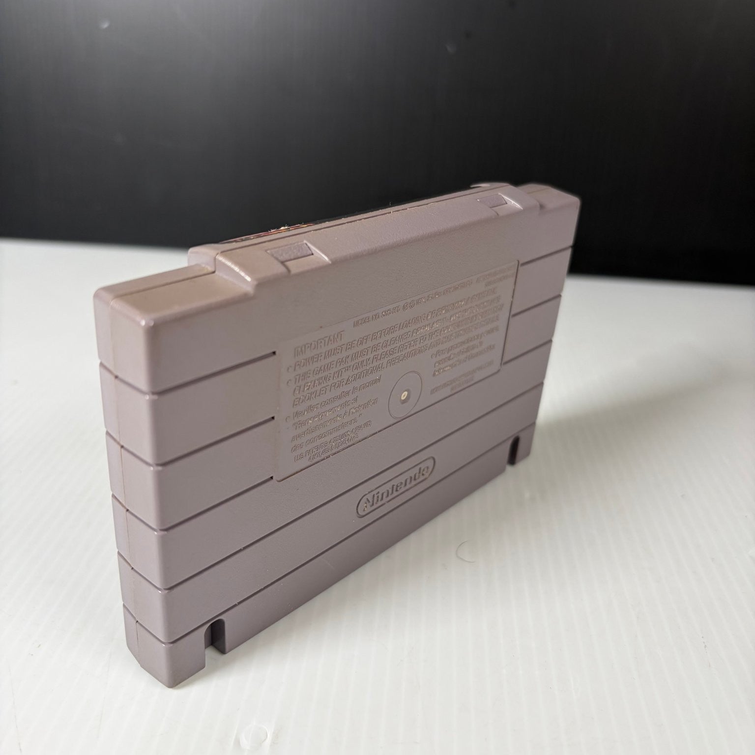 Top Gear Super Nintendo SNES Video Game Racing Multiplayer