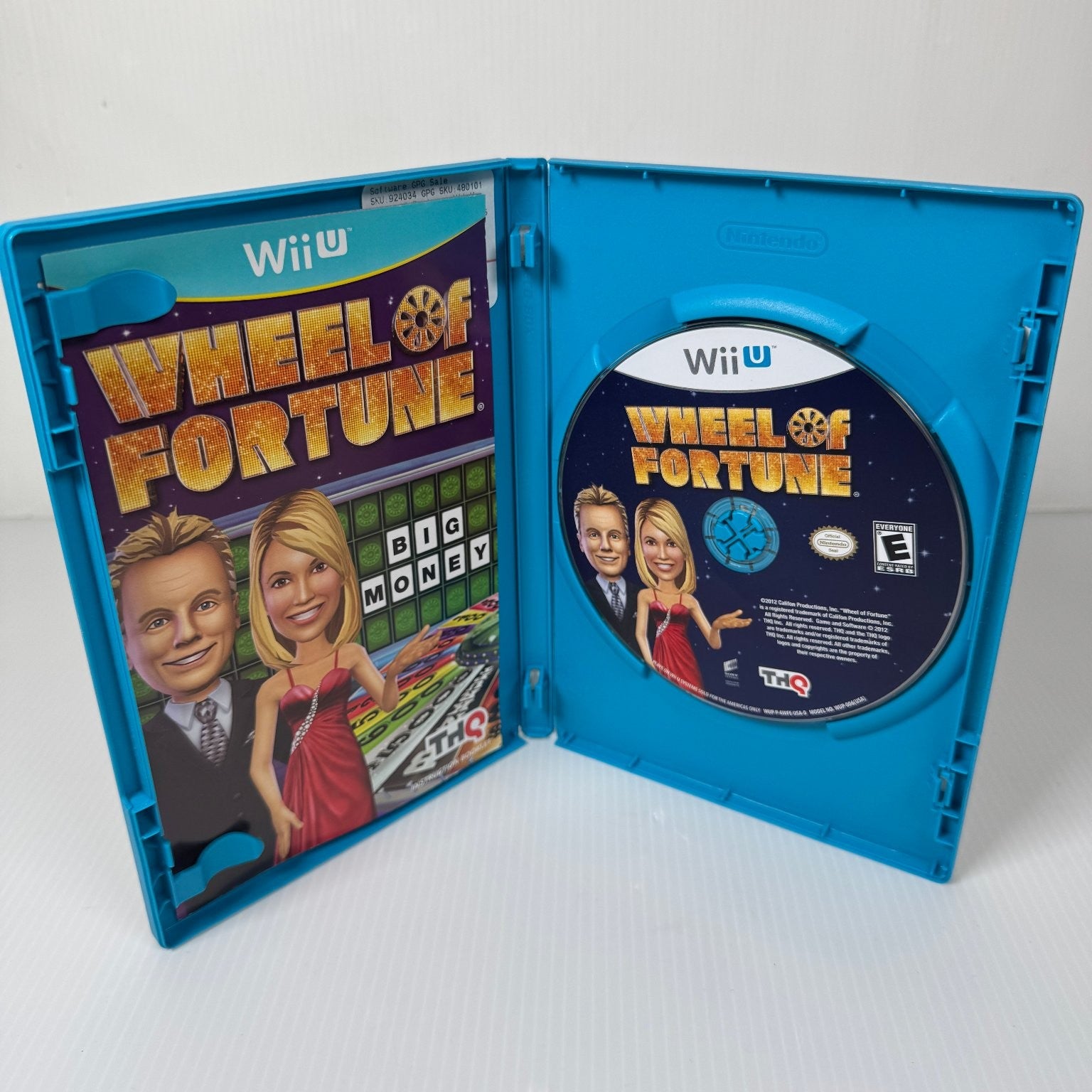 Wheel of Fortune Wii U Video Game Multiplayer Family Fun Game Show Complete CIB