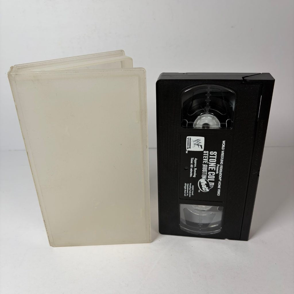 WWF Stone Cold Steve Austin What? VHS WWF Home Video Wrestling Tape Only
