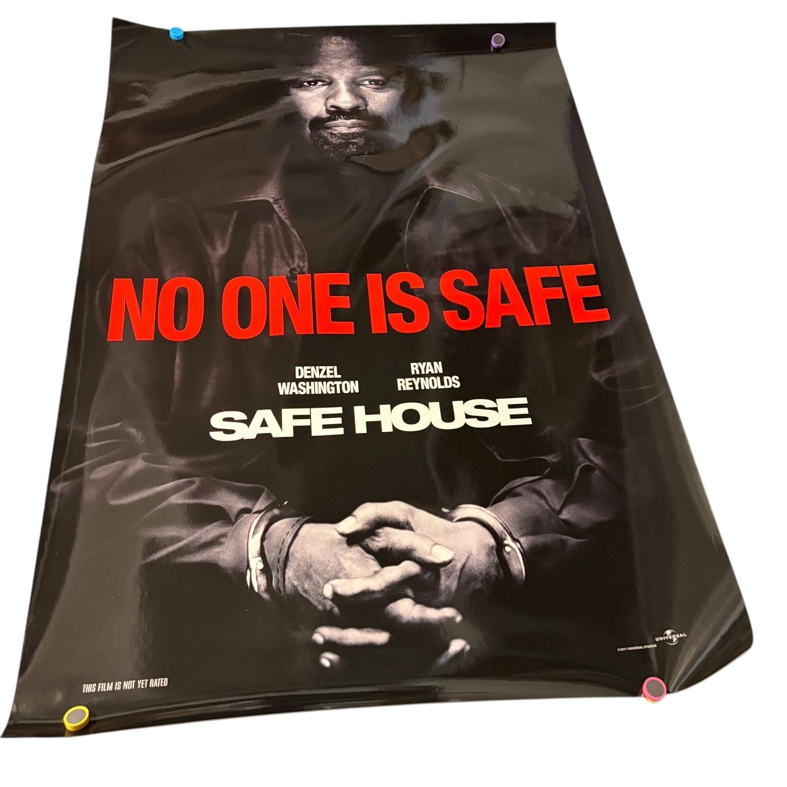Safe House 2012 One Sheet Movie Poster Original Double-Sided Denzel Washington