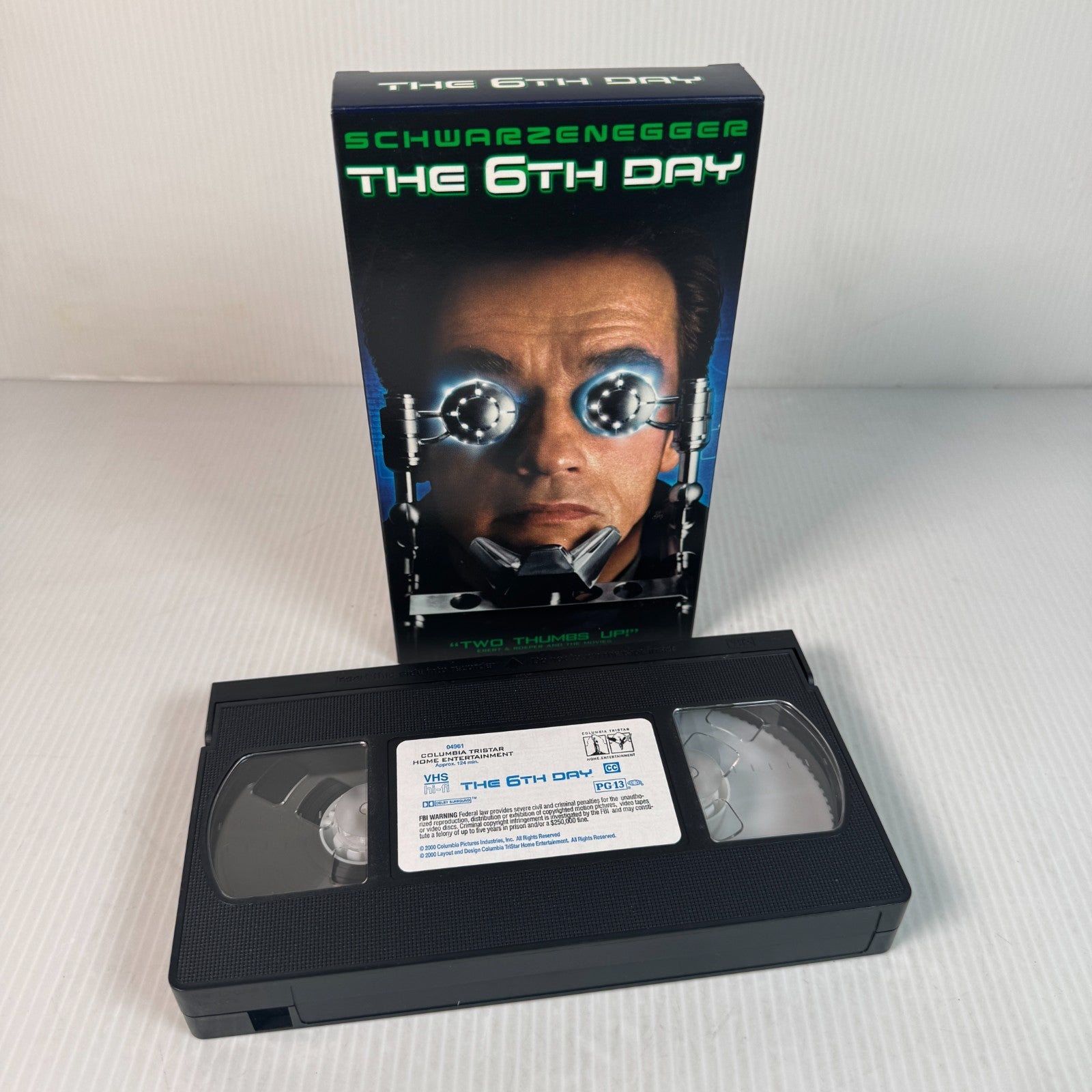 The 6th Day Arnold Schwarzenegger Sci-Fi VHS Tape
