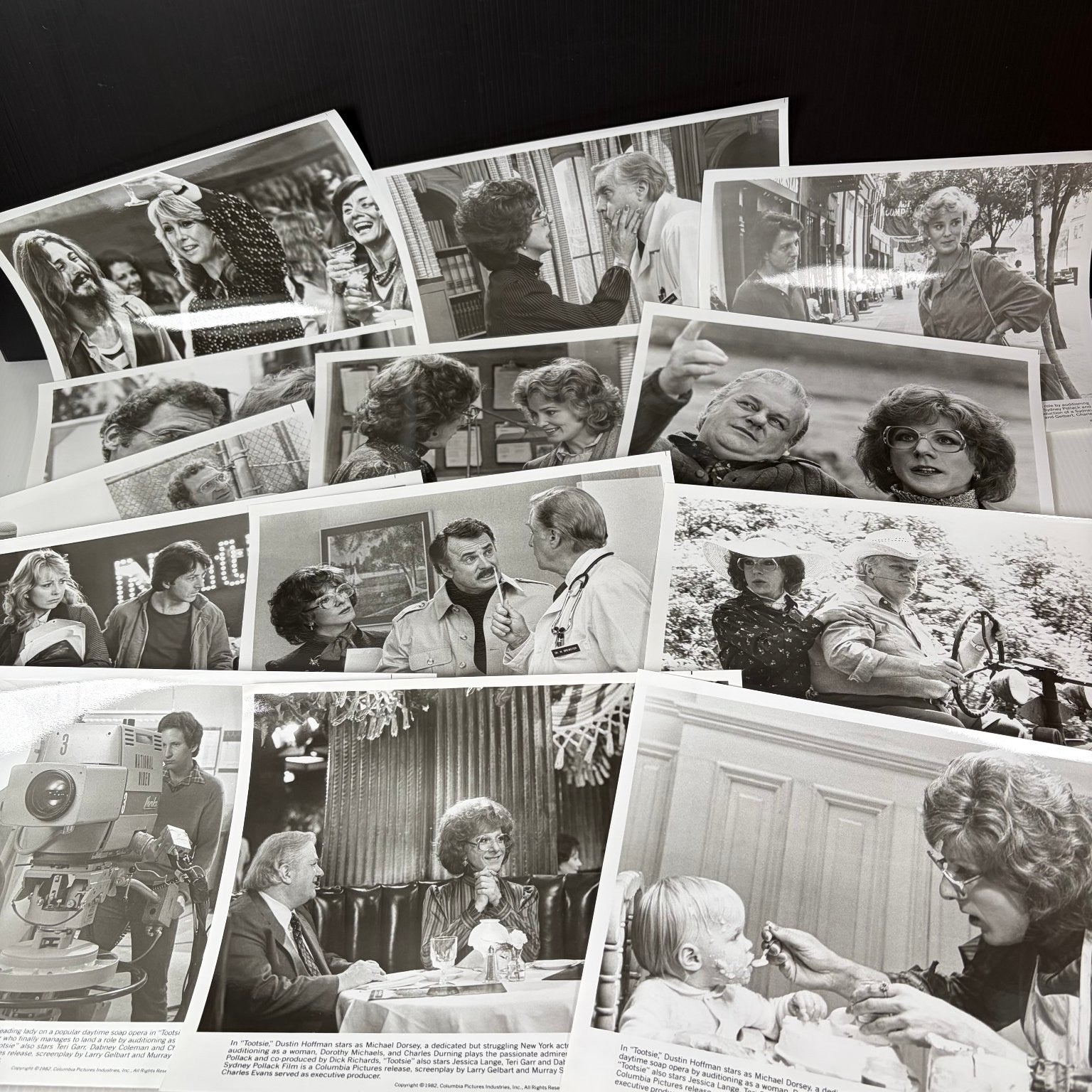Vintage Tootsie Movie Press Kit Photo Lot of 13 Dustin Hoffman Jessica Lange