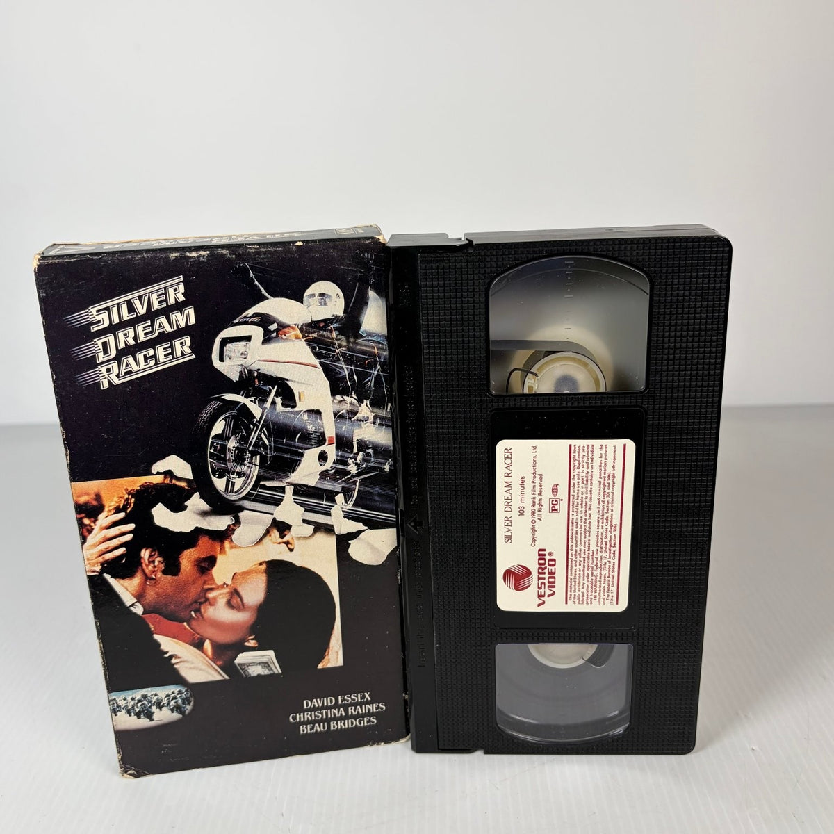 Silver Dream Racer VHS 1980 Drama David Essex Beau Bridges Vestron Video