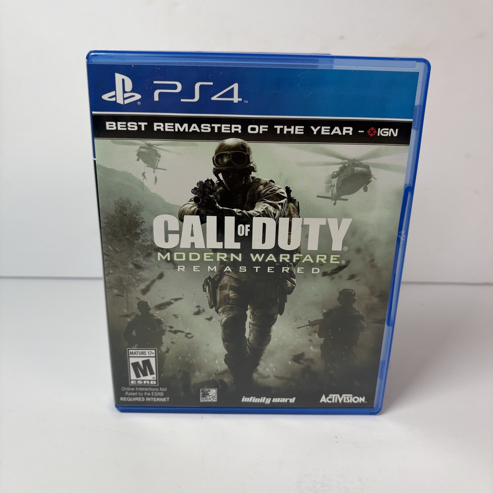 Call of Duty Modern Warfare Remastered PS4 PlayStation 4 Complete CIB Excellent