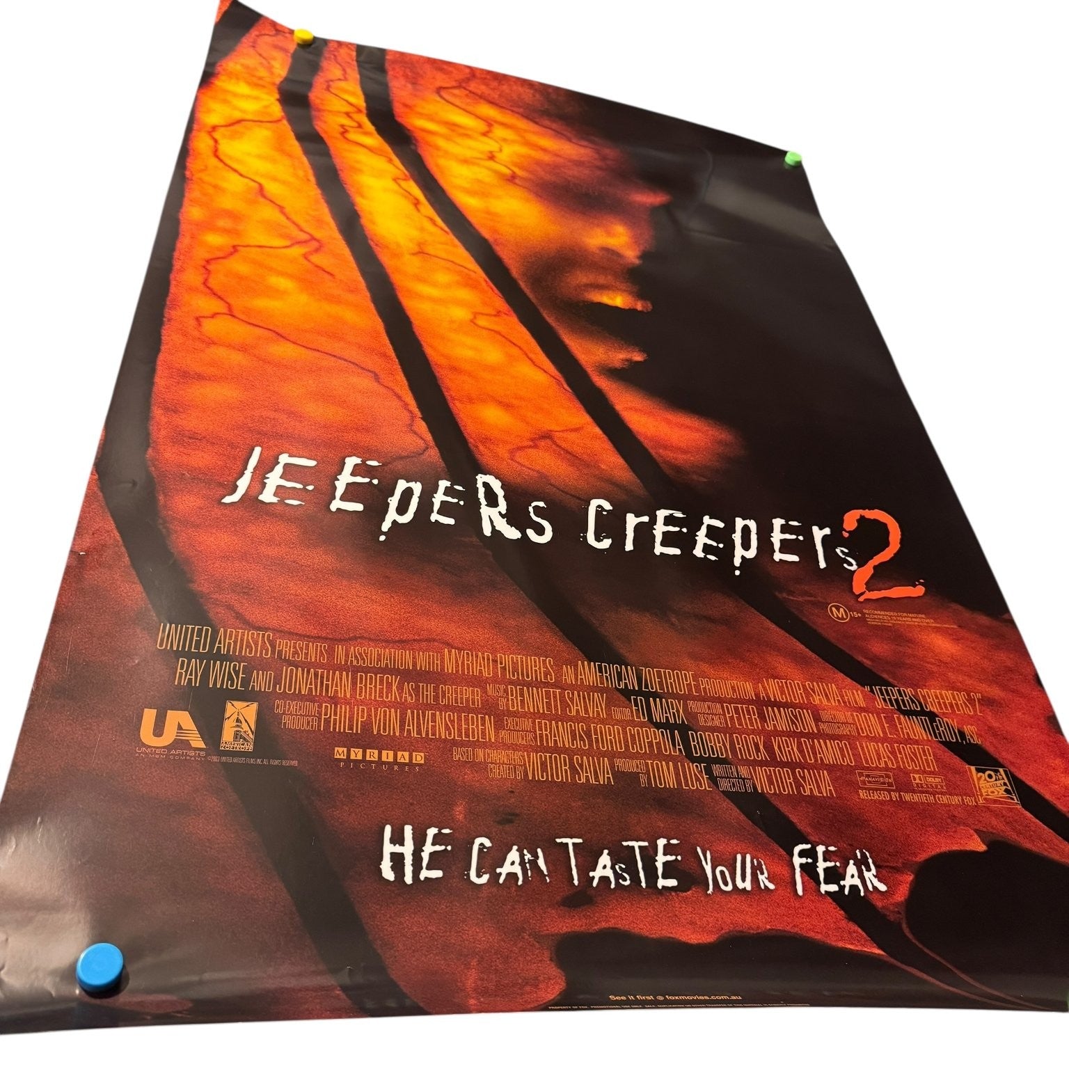 Jeepers Creepers 2 2003 40x27 Full Size One-Sheet Movie Poster USA Horror