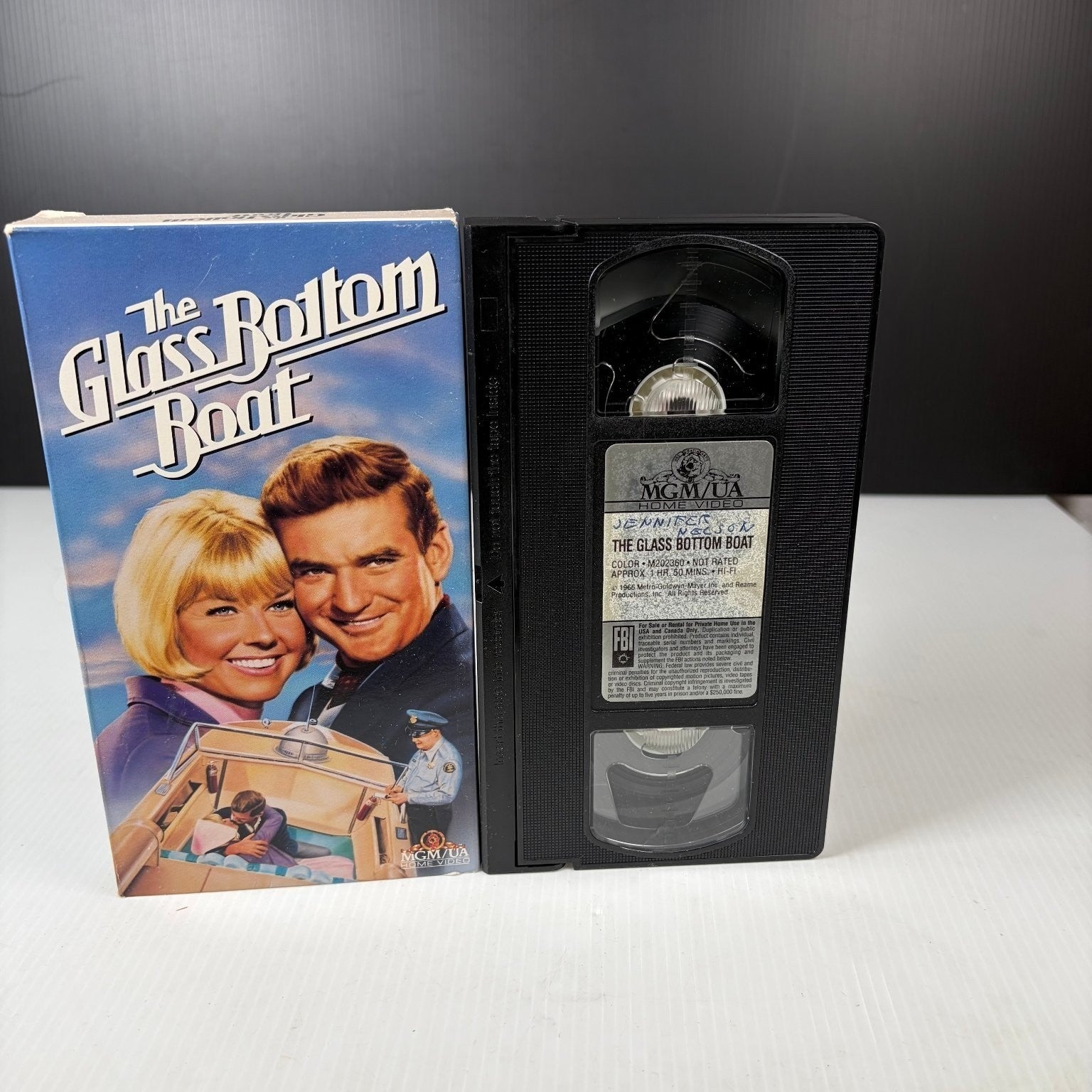 The Glass Bottom Boat VHS 1966 Comedy Original MGM/UA Home Video