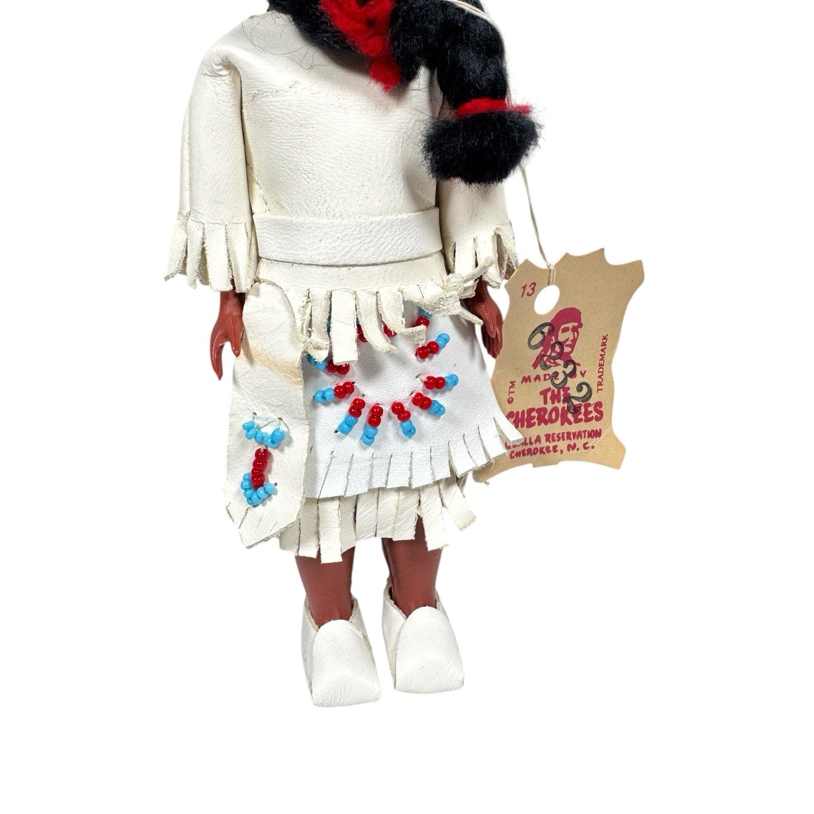 6” Vintage Doll Original Tag Made by the Cherokees 6232