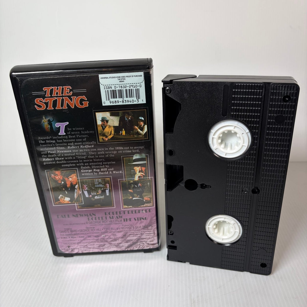 The Sting Special Edition VHS with CD 1973 Crime Drama