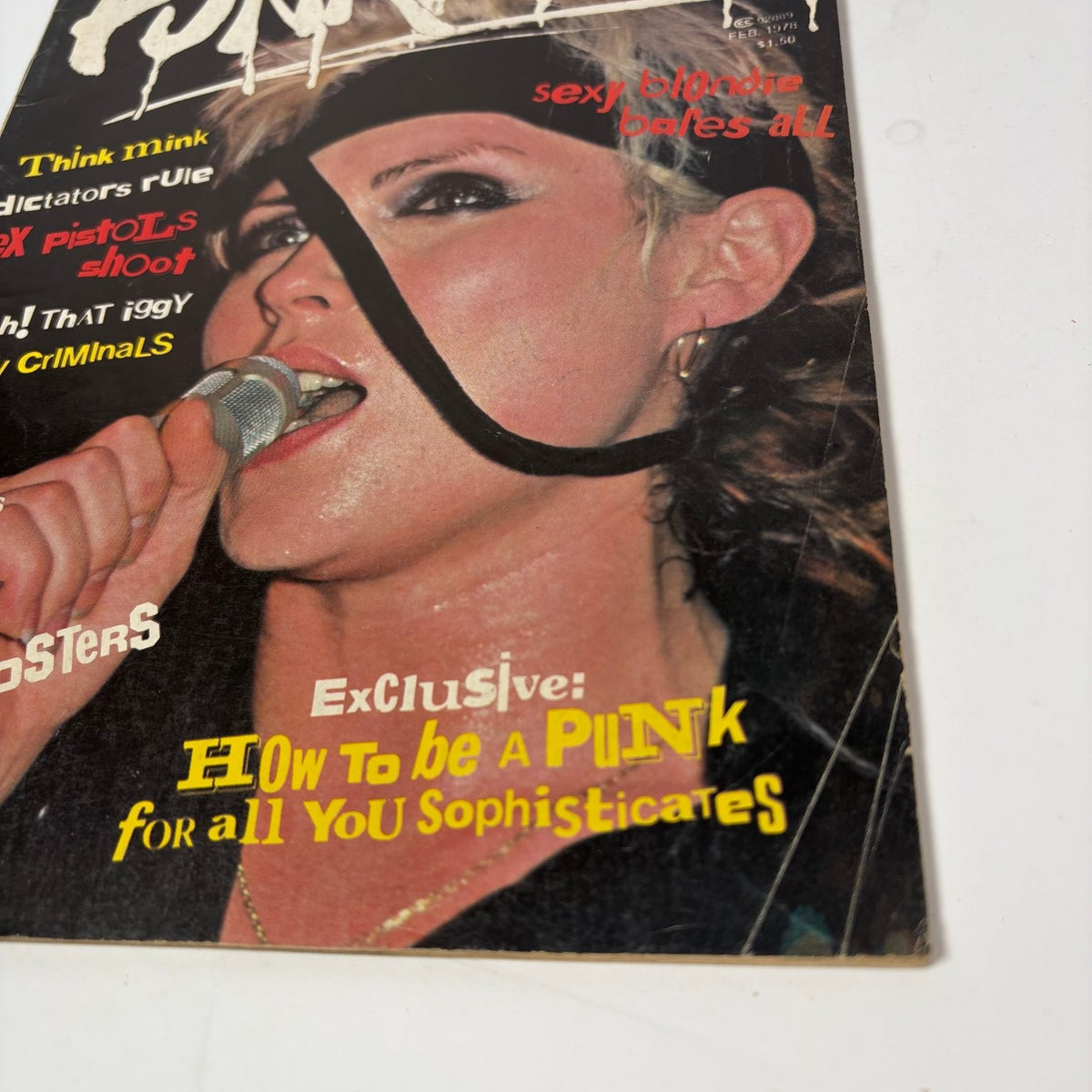 Punk Rock Magazine February 1978 Debbie Harry Blondie Posters Music RARE