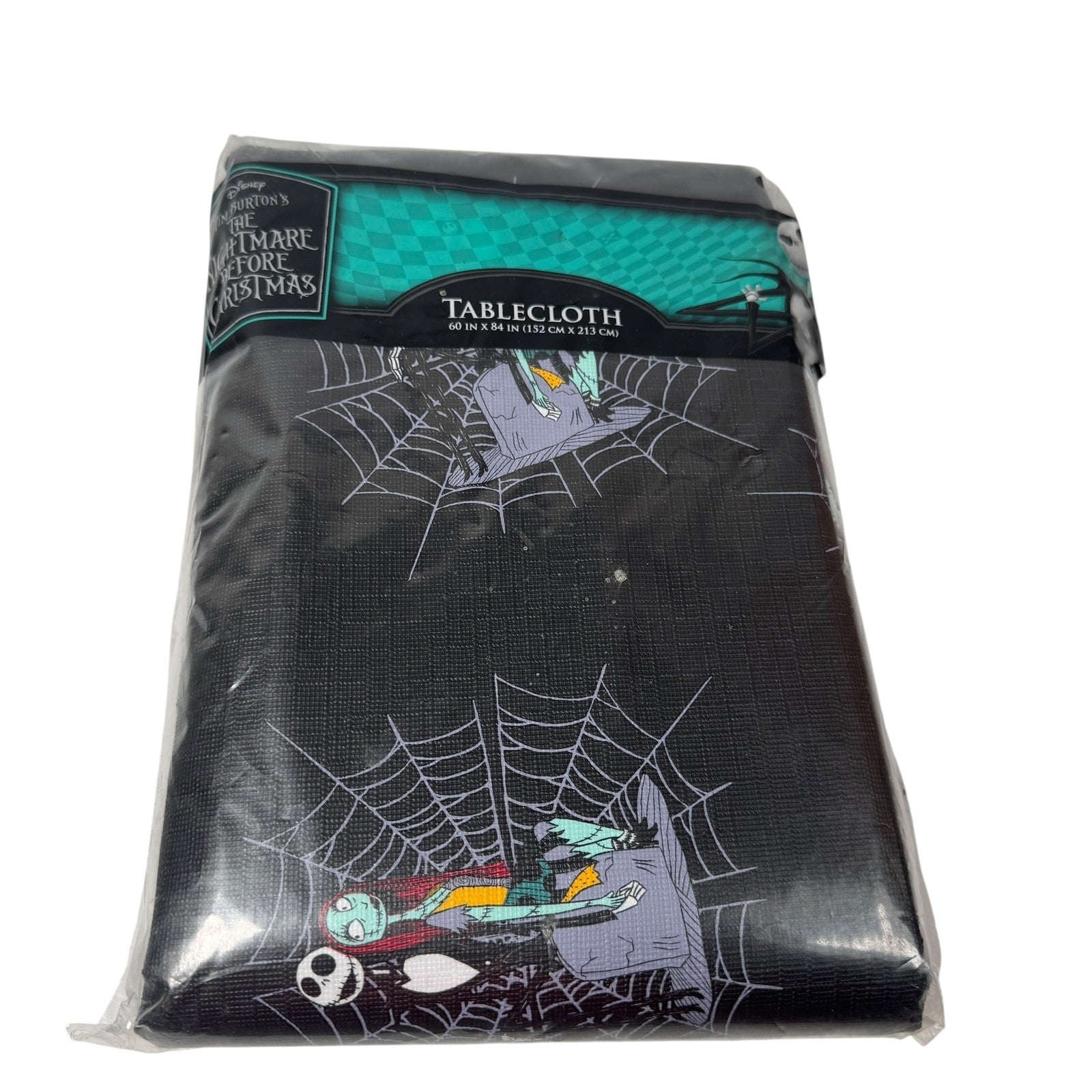 Disney Nightmare Before Christmas Tablecloth 60x84 Jack Sally Halloween Party De