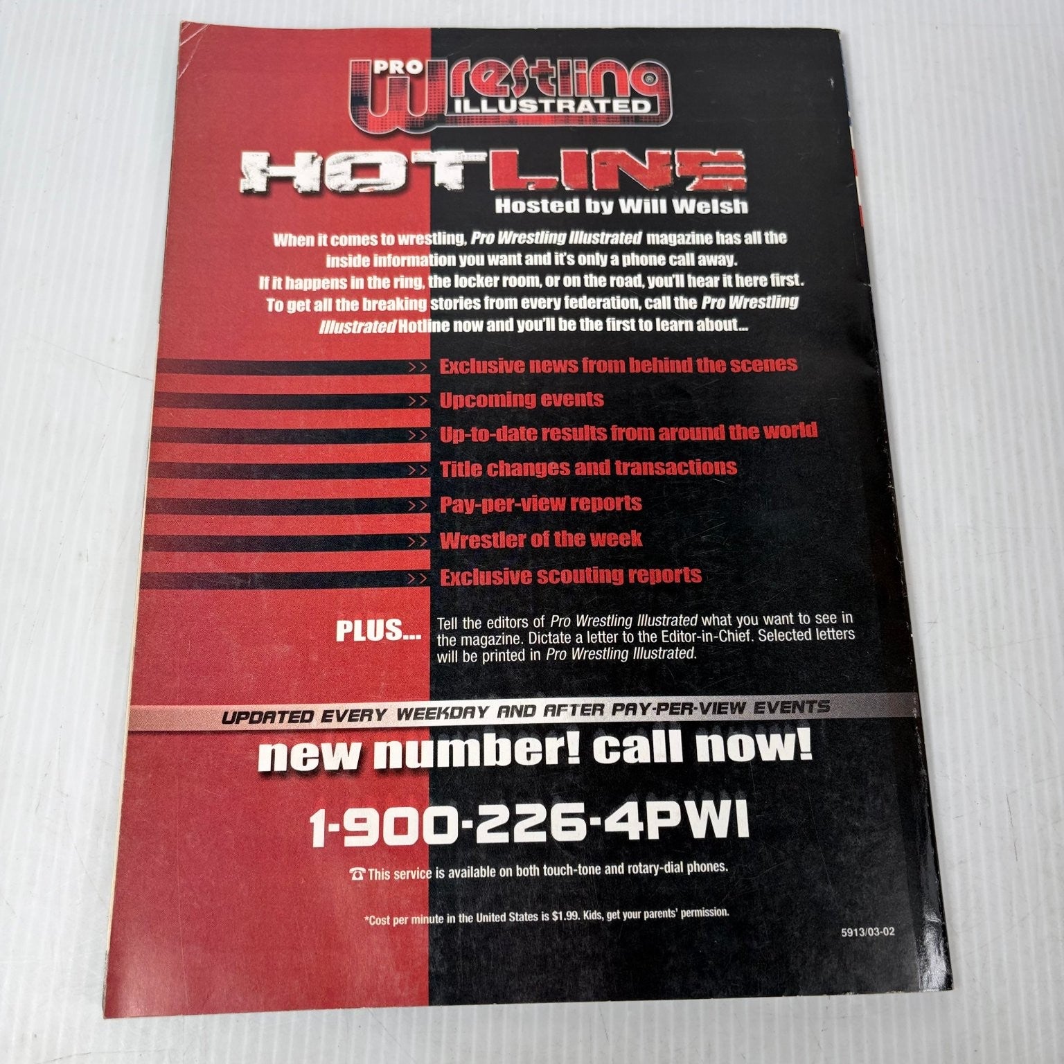 Wrestle America 2003 Annual Magazine The Rock Professional Wrestling Guide