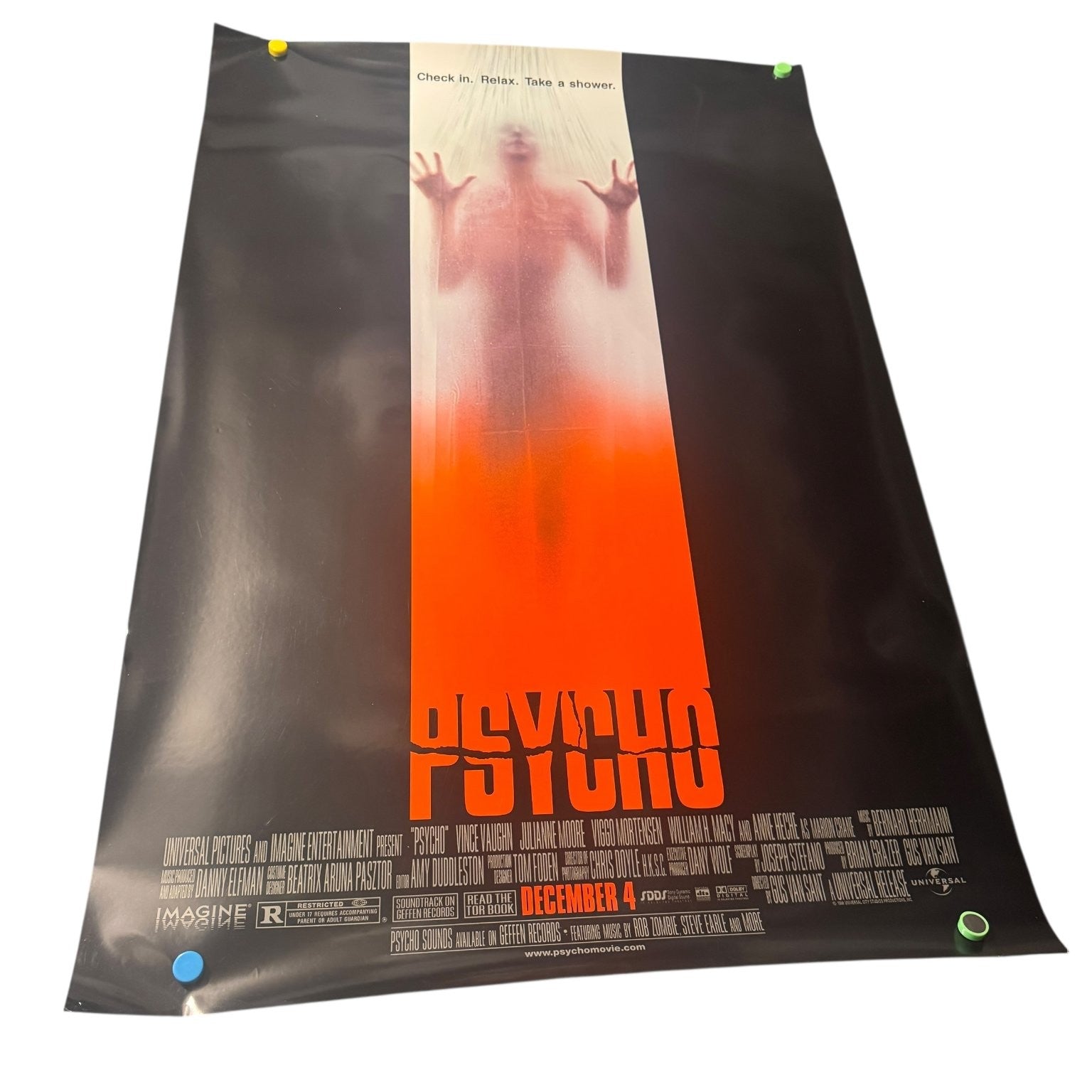 Psycho 1998 US Double Sided Original Movie Poster One Sheet Universal Pictures